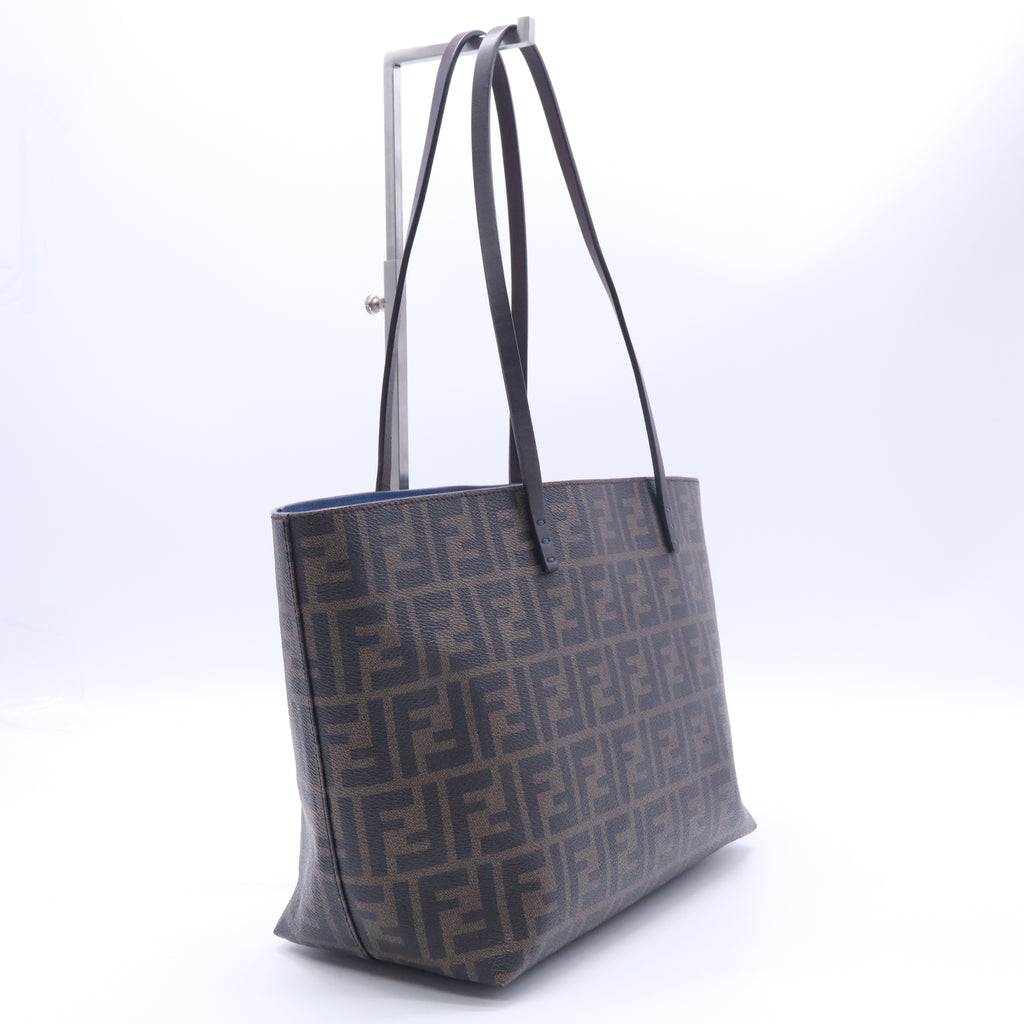Fendi Zucca Print Canvas Medium Roll Tote Bag B24001