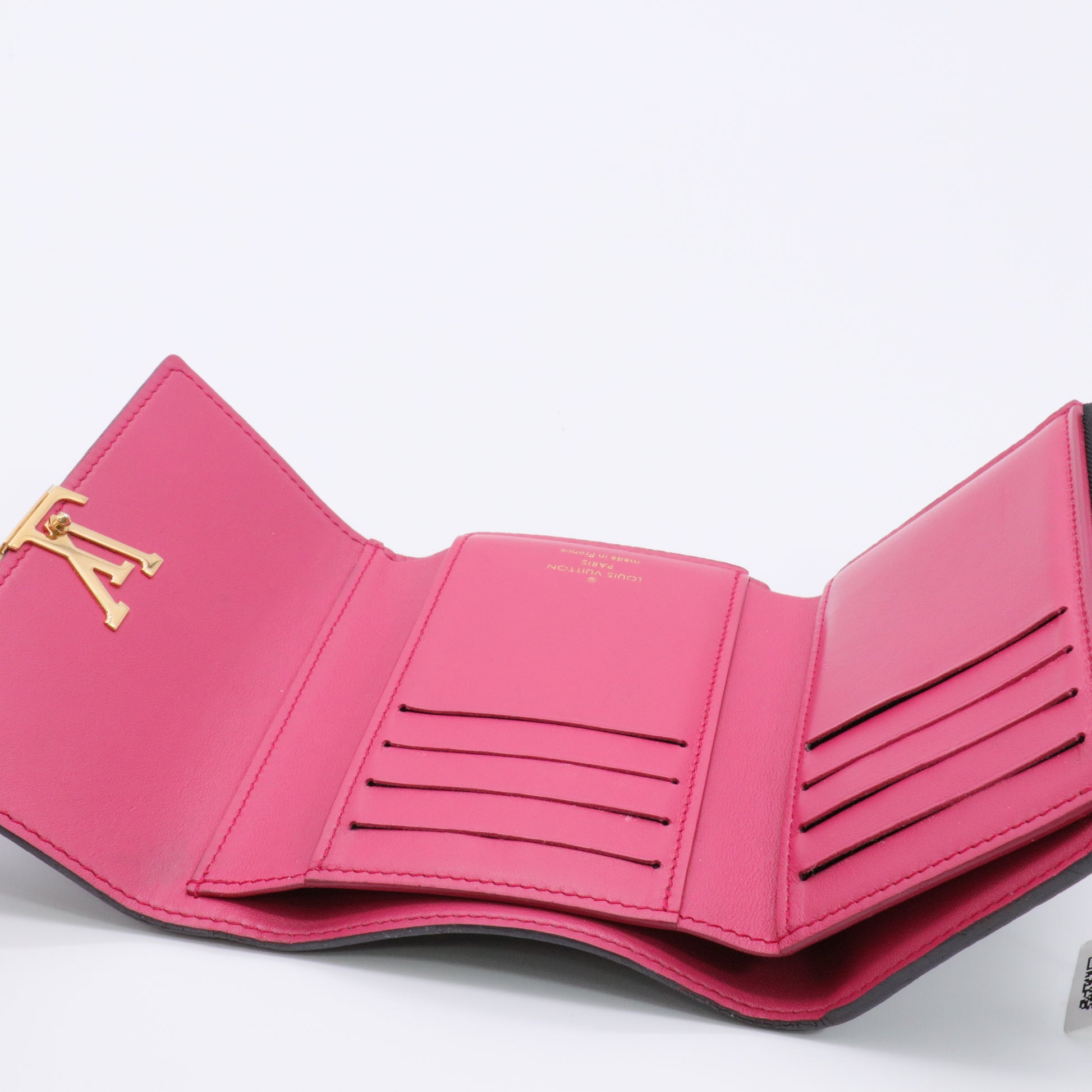 Louis Vuitton Taurillon Leather Capucines Compact Wallet twins