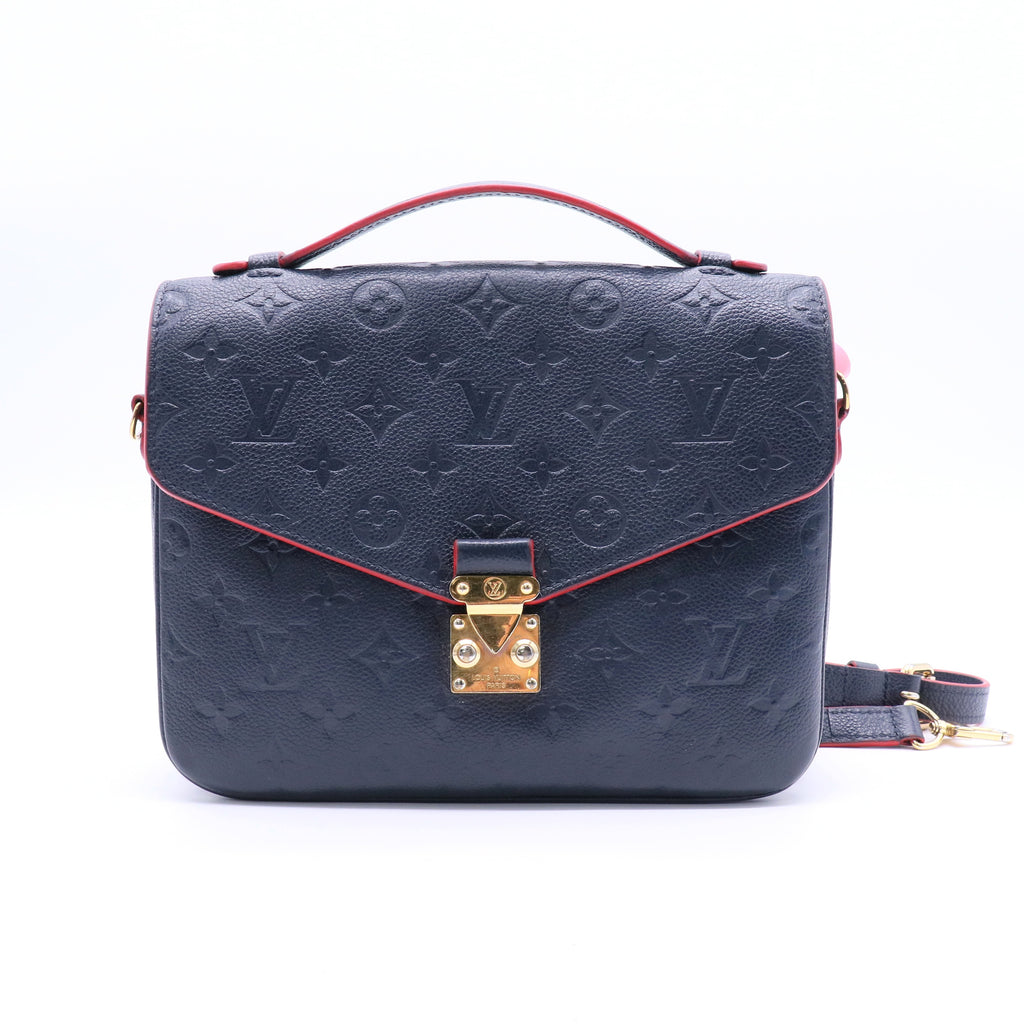 Louis Vuitton Pochette Metis Monogram Empreinte Leather J2466 Twins