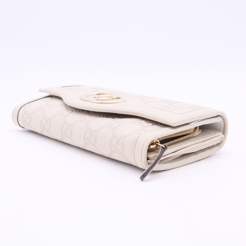 Interlocking G Logo Leather Wallet