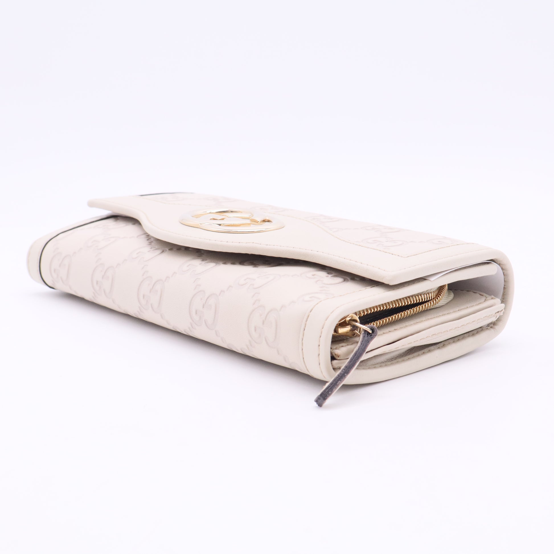 Interlocking G Logo Leather Wallet