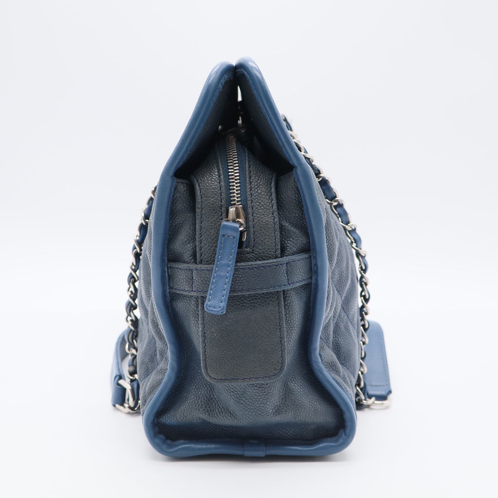French Riviera Tote Quilted Caviar Large