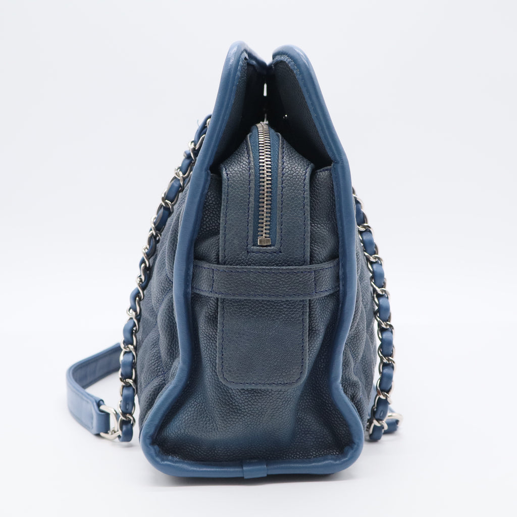 French Riviera Tote Quilted Caviar Large
