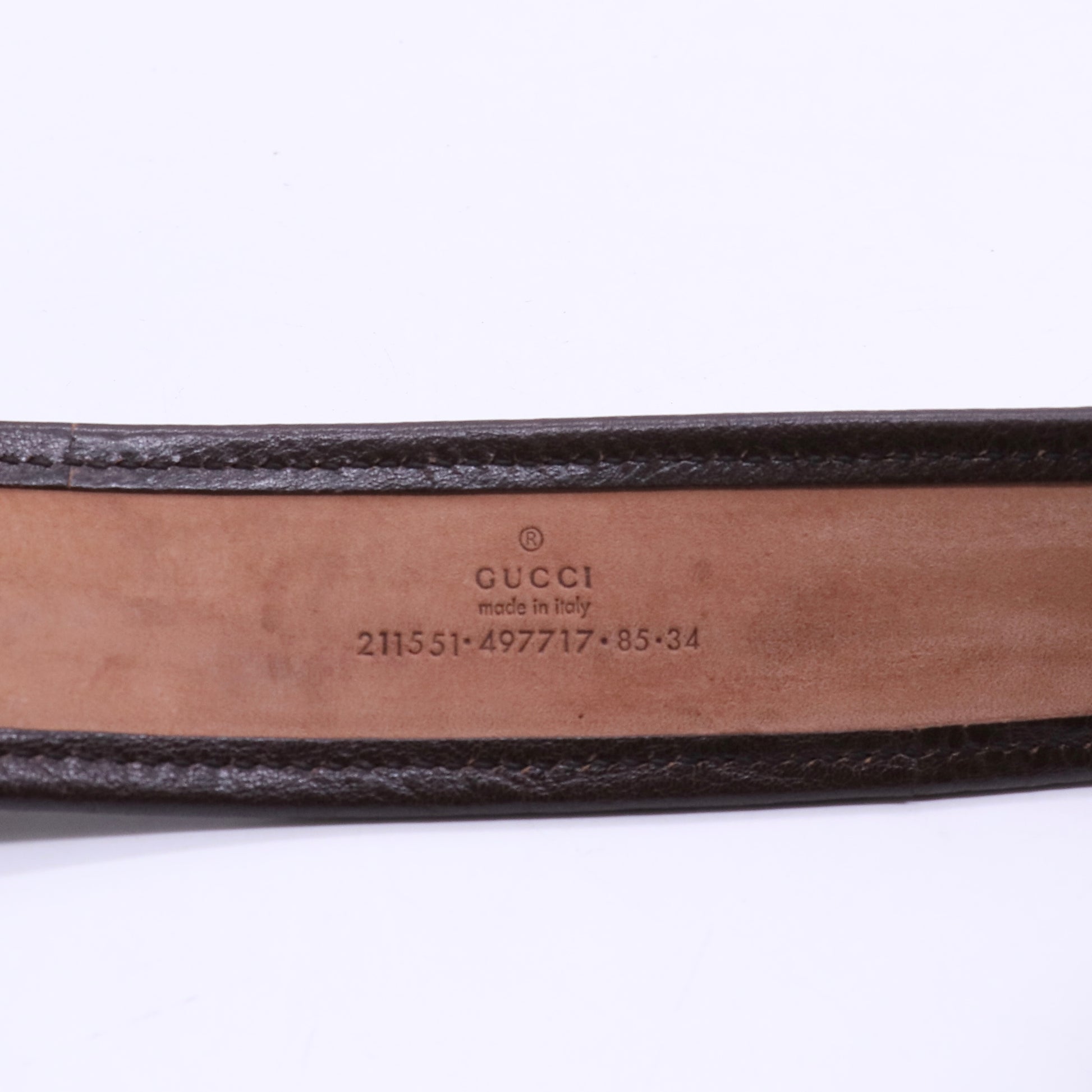 Gucci Monogram Heart Buckle Belt  W20879