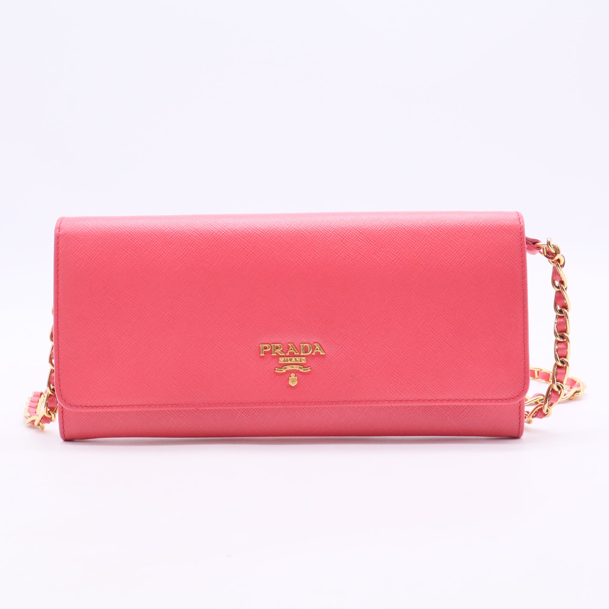 Saffiano Leather Clutch