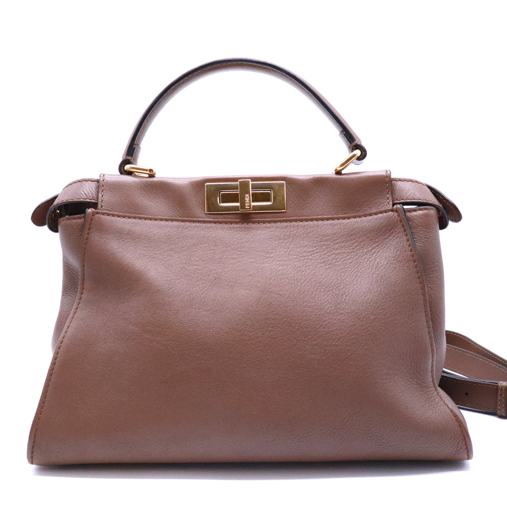 Peekaboo Bag Rigid Leather Regular
