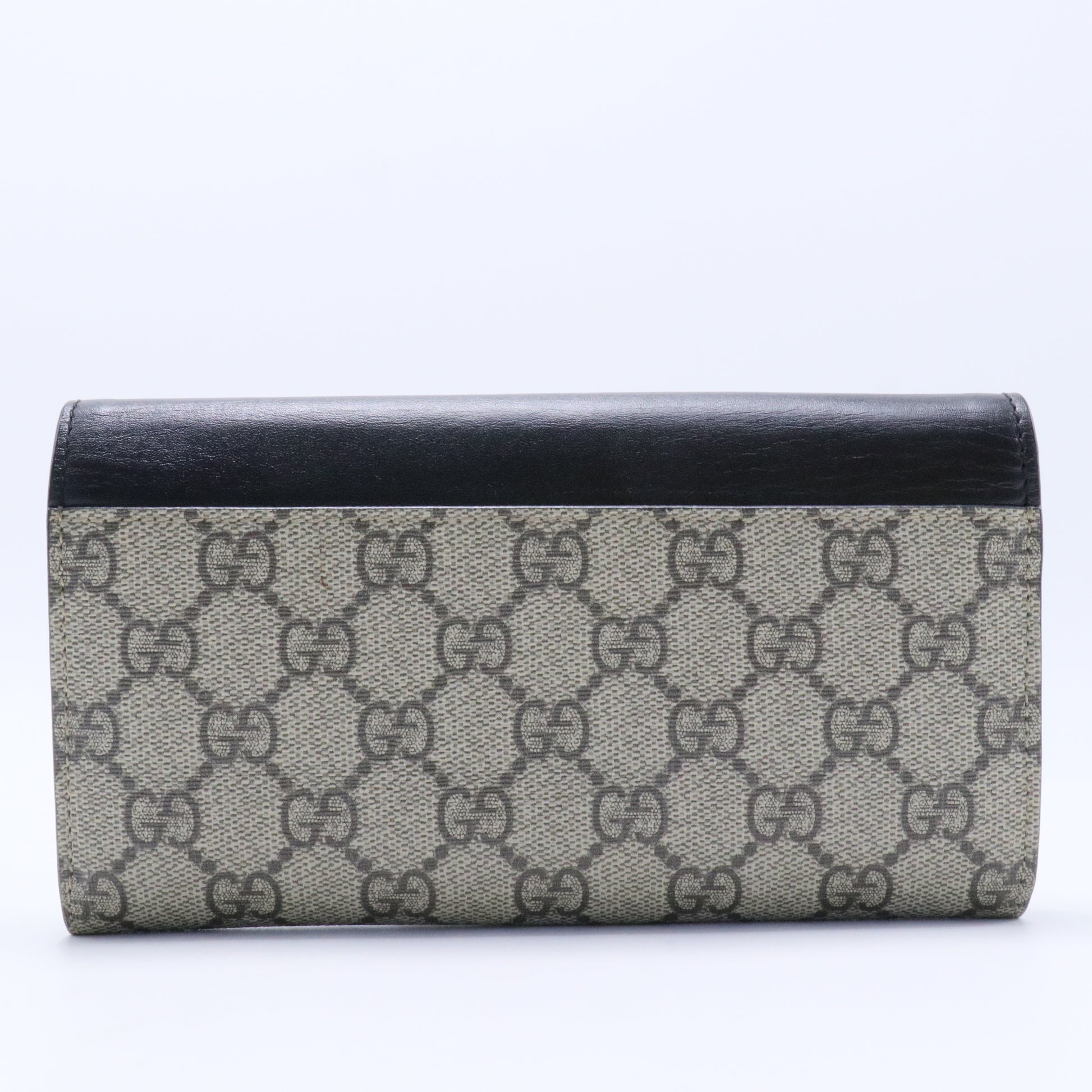 Faux Pearl Accents Continental Wallet