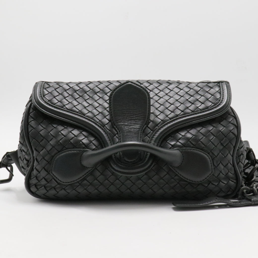 Nappa Intrecciato Rialto Shoulder Bag