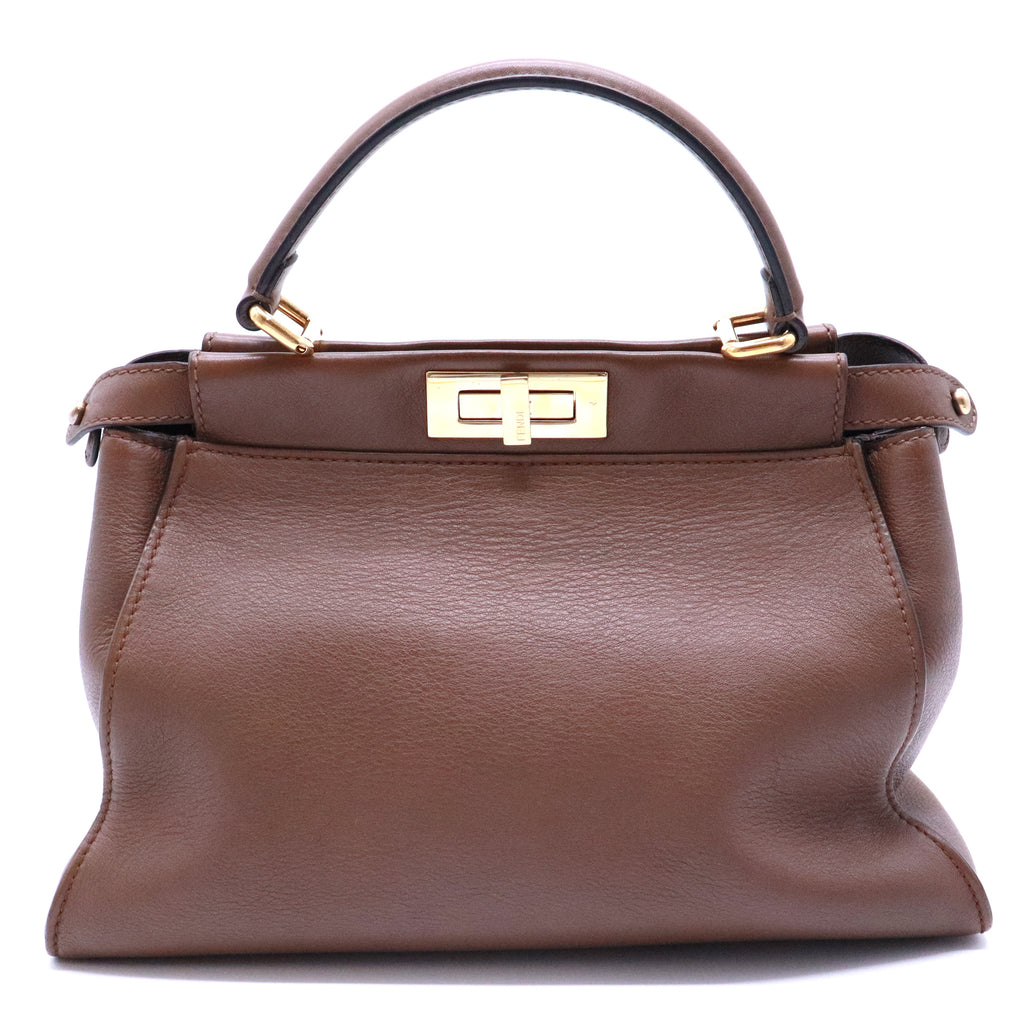 Peekaboo Bag Rigid Leather Regular