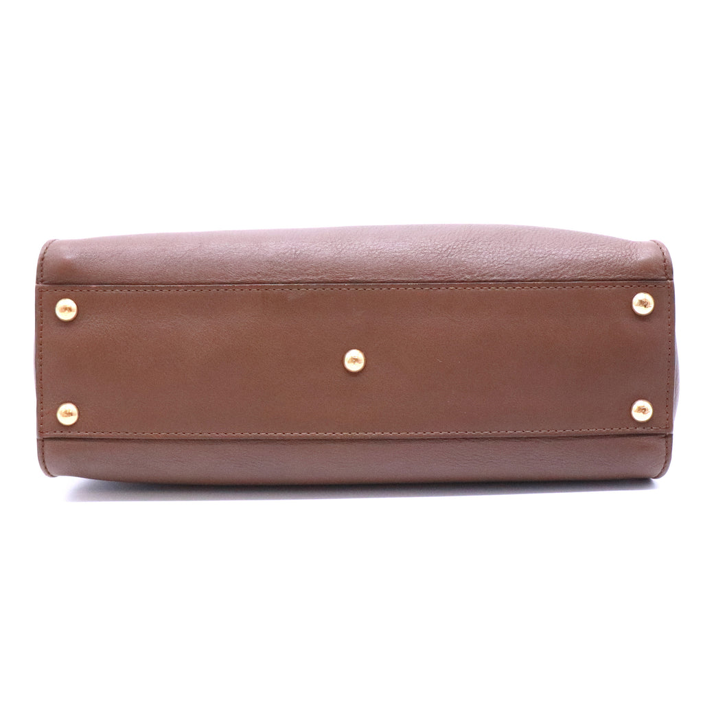 Peekaboo Bag Rigid Leather Regular