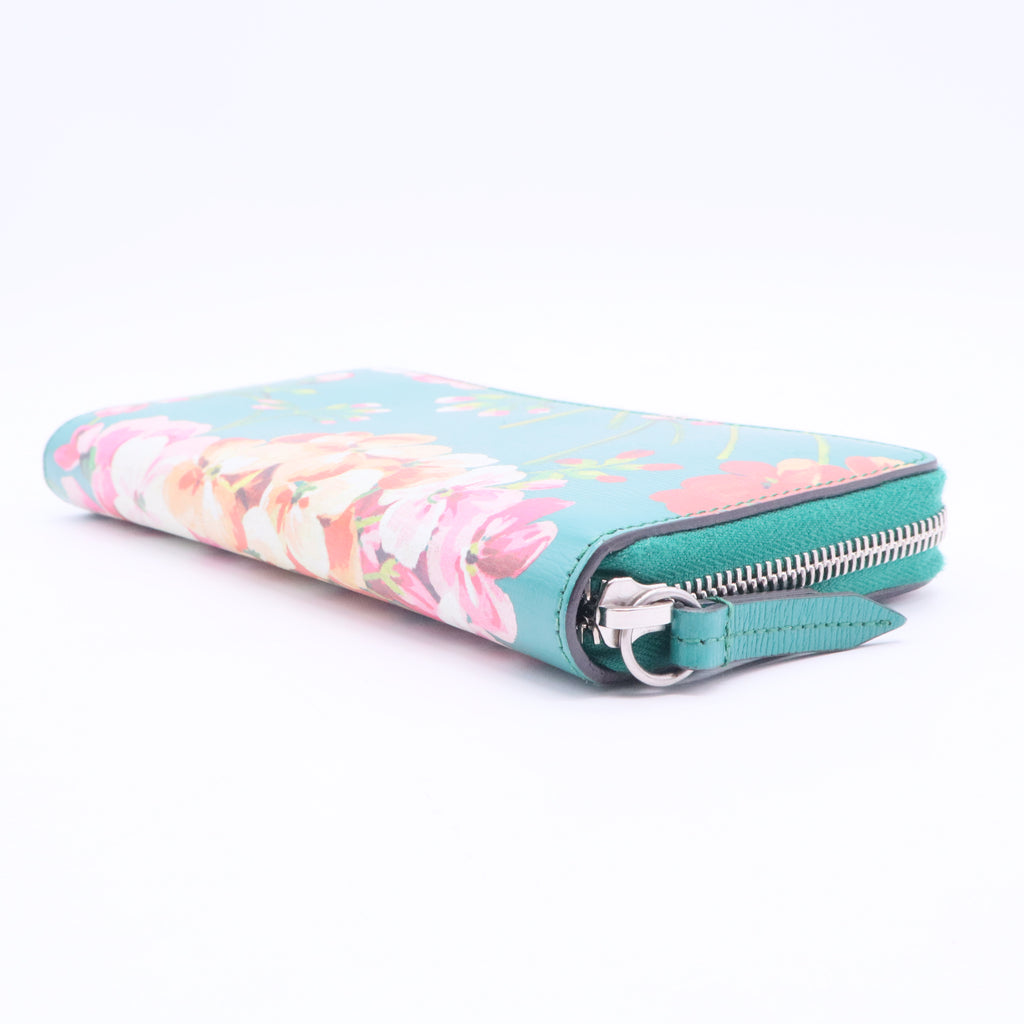 Floral Long Zippy Wallet