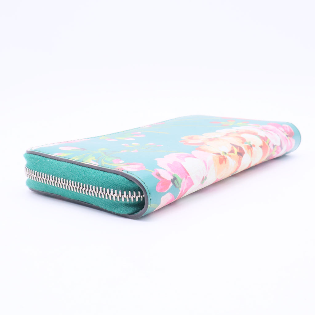 Floral Long Zippy Wallet