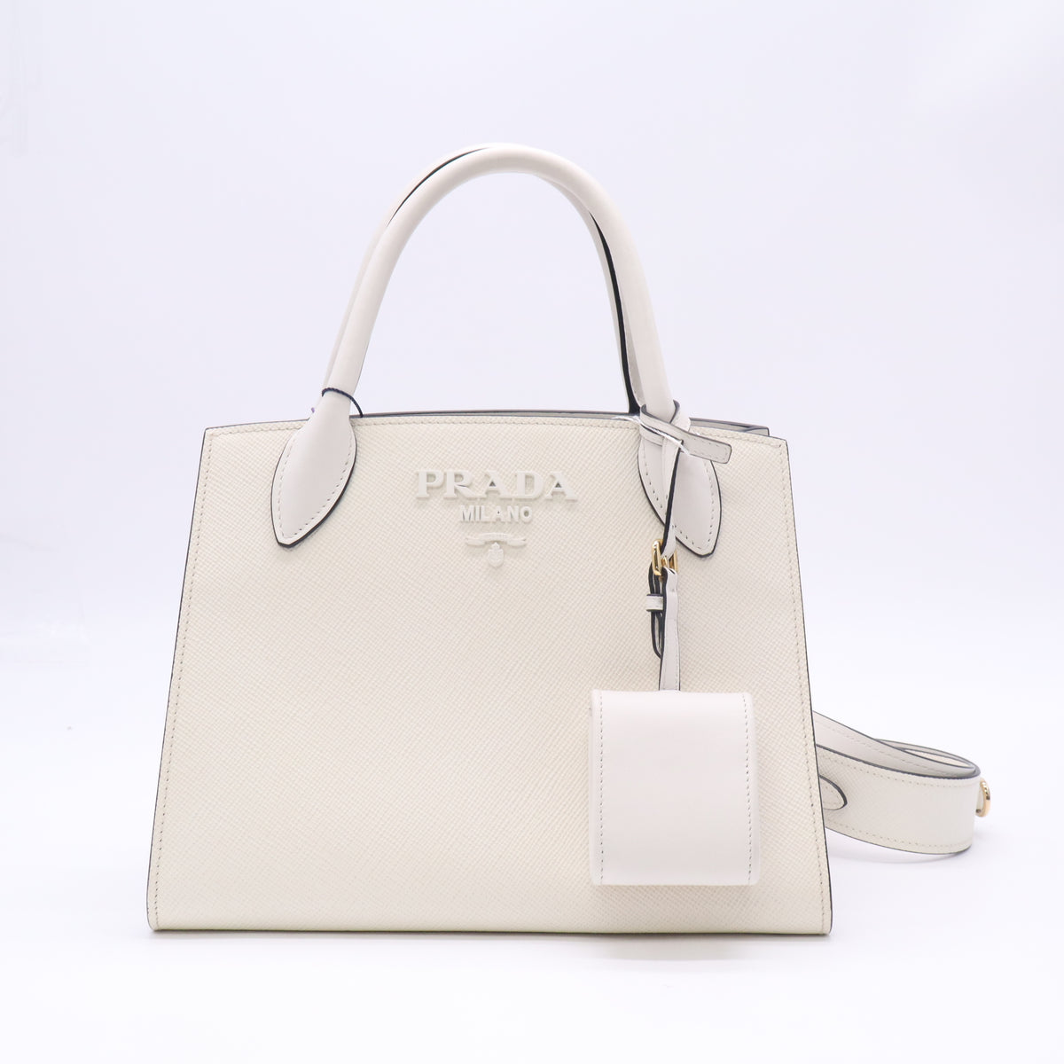 Prada Monochrome Tote Saffiano twins LDZ1088