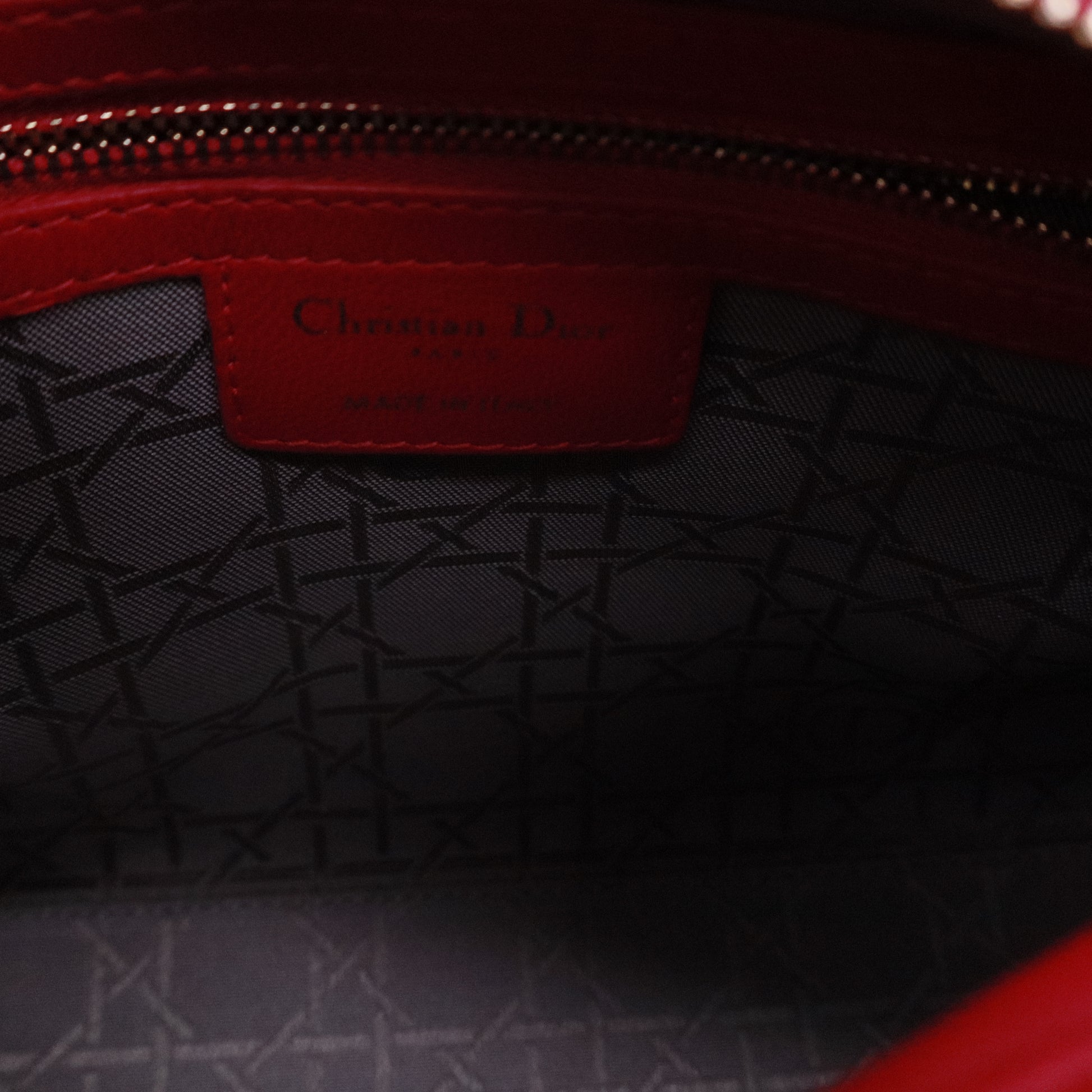 My Lady Dior Bag Cannage Quilt Lambskin