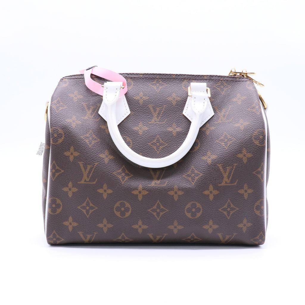 Monogram Canvas Match Speedy Bandouliere 25 Twins