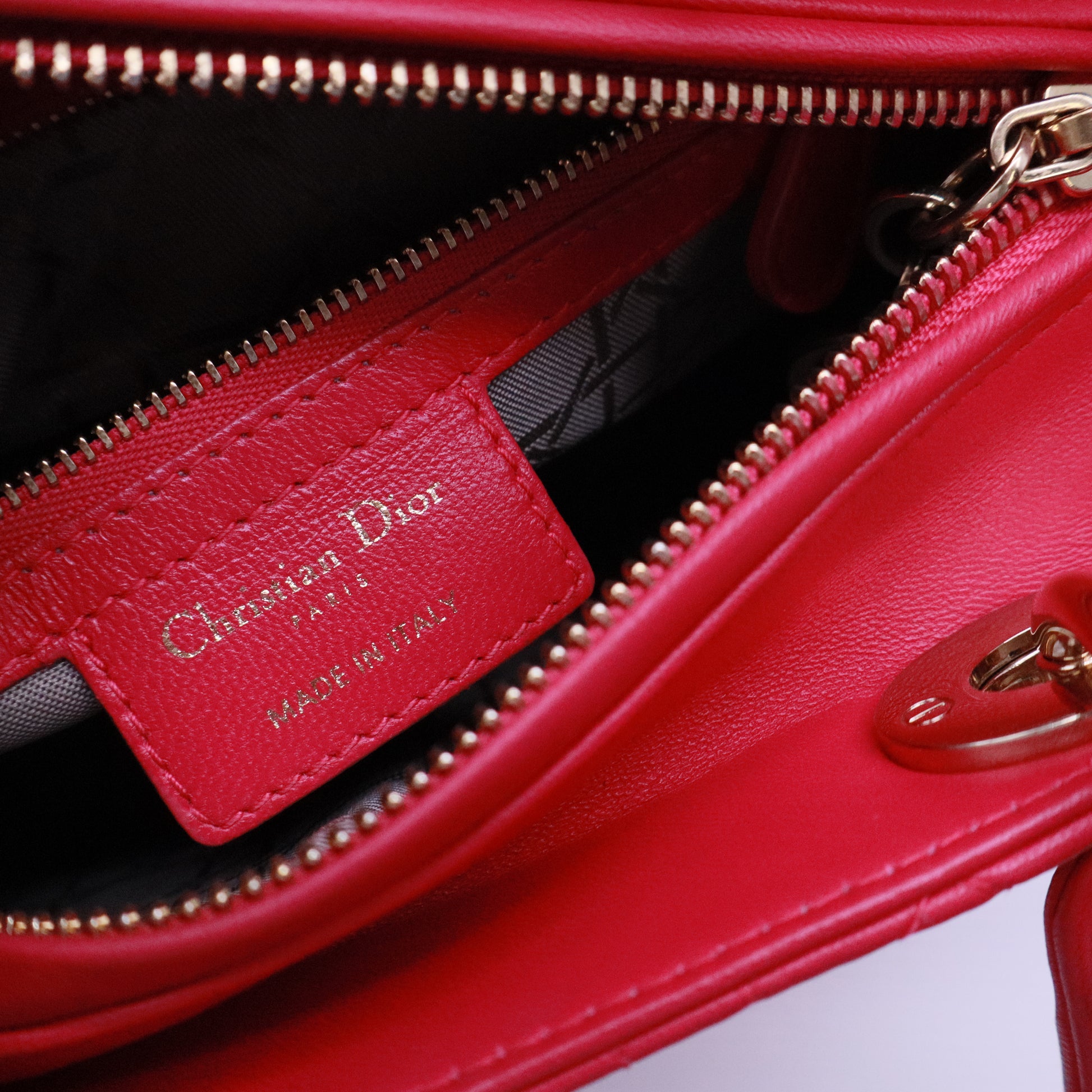 My Lady Dior Bag Cannage Quilt Lambskin