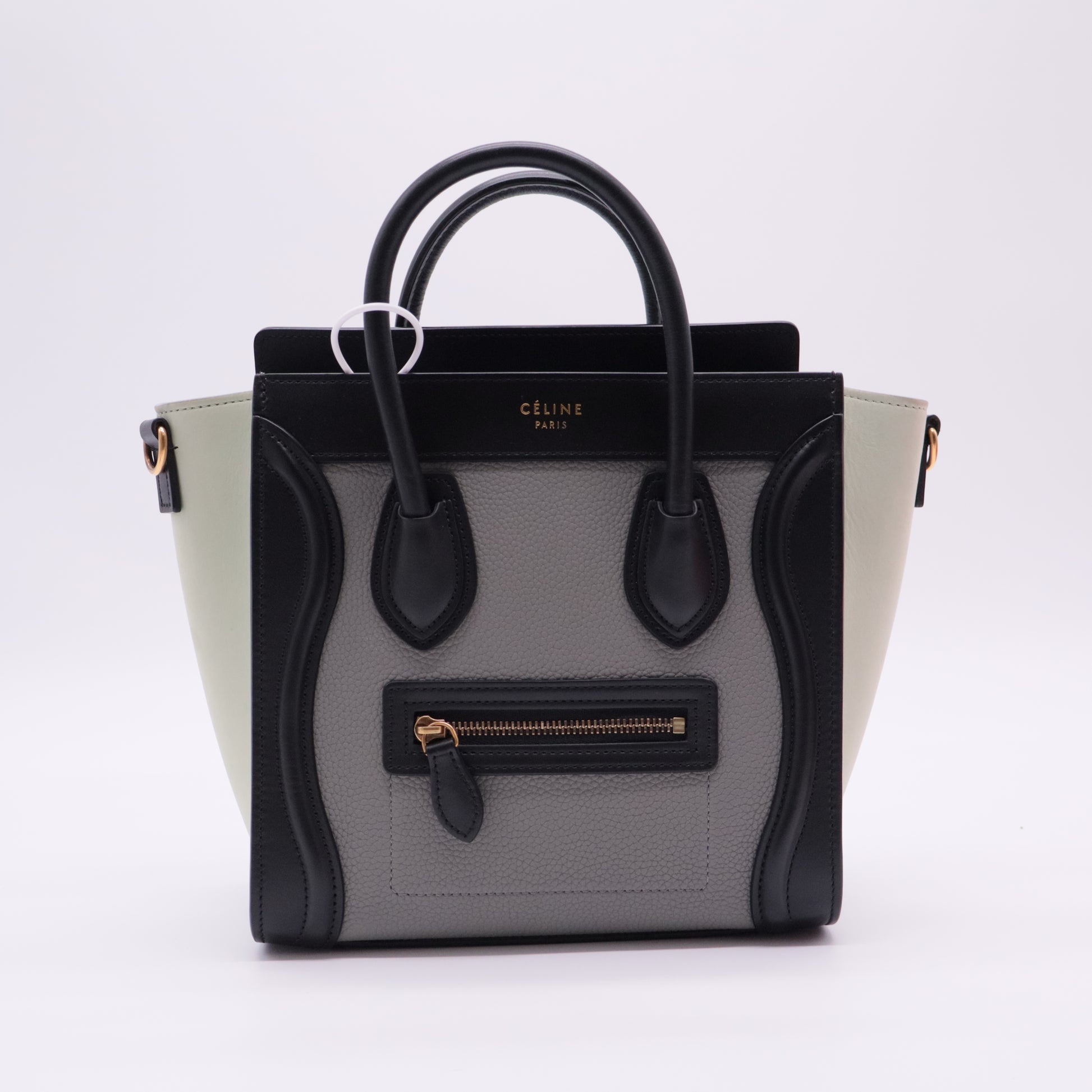 Baby Grained Calfskin Nano Tri-Color Luggage twins