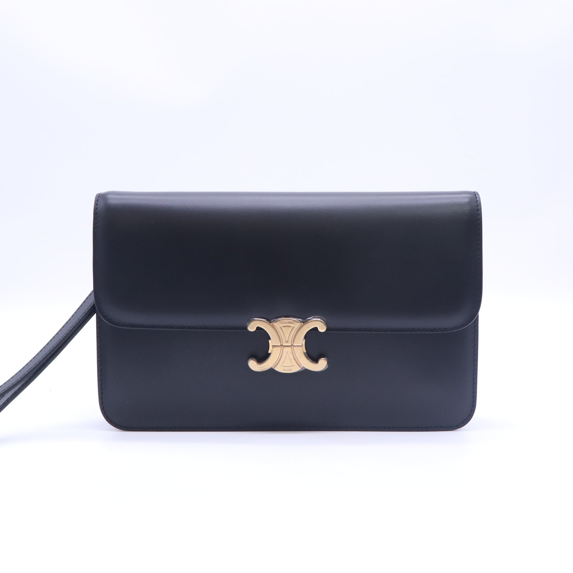 Celine Triomphe Clutch Smooth Calfskin Medium twins LDJ5790