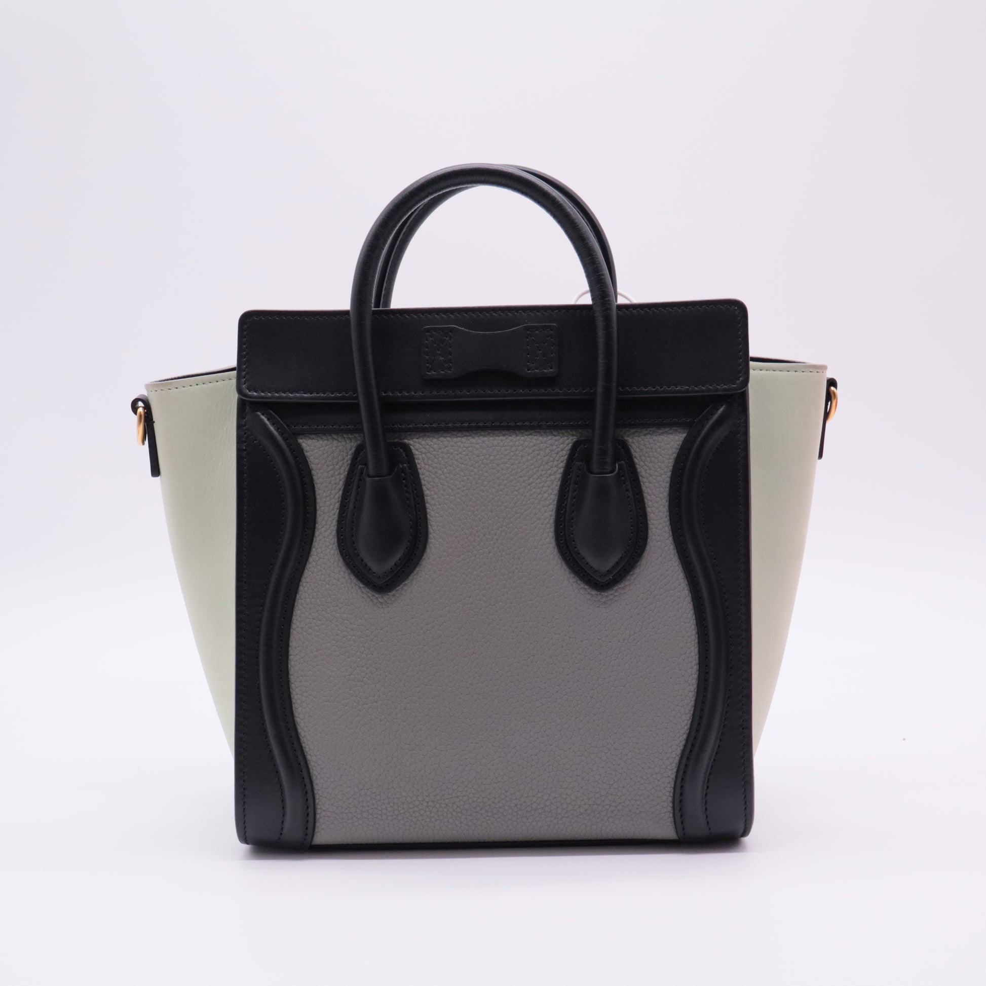 Baby Grained Calfskin Nano Tri-Color Luggage twins