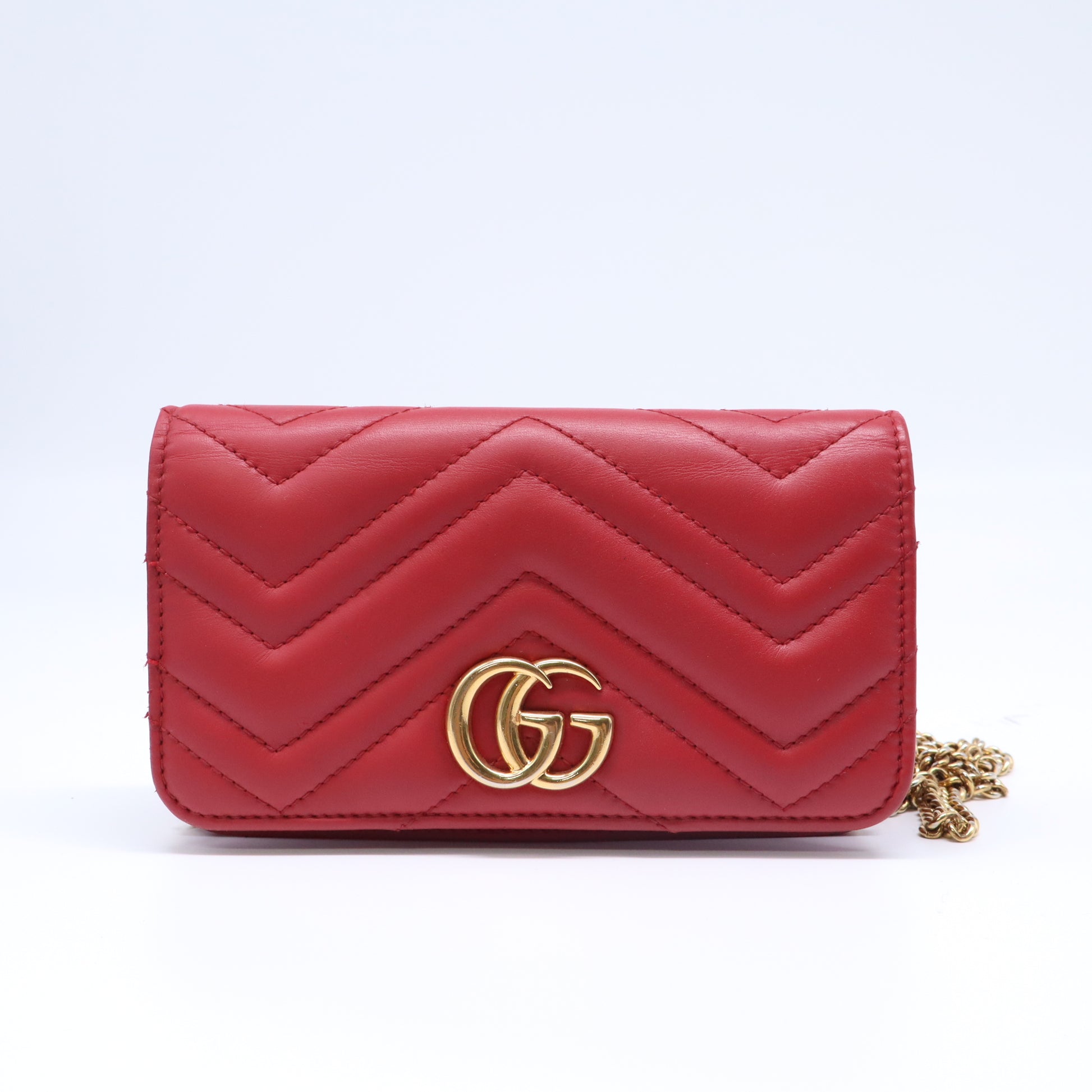 Gucci GG Marmont Matelassé Mini Chain Bag twins B22256