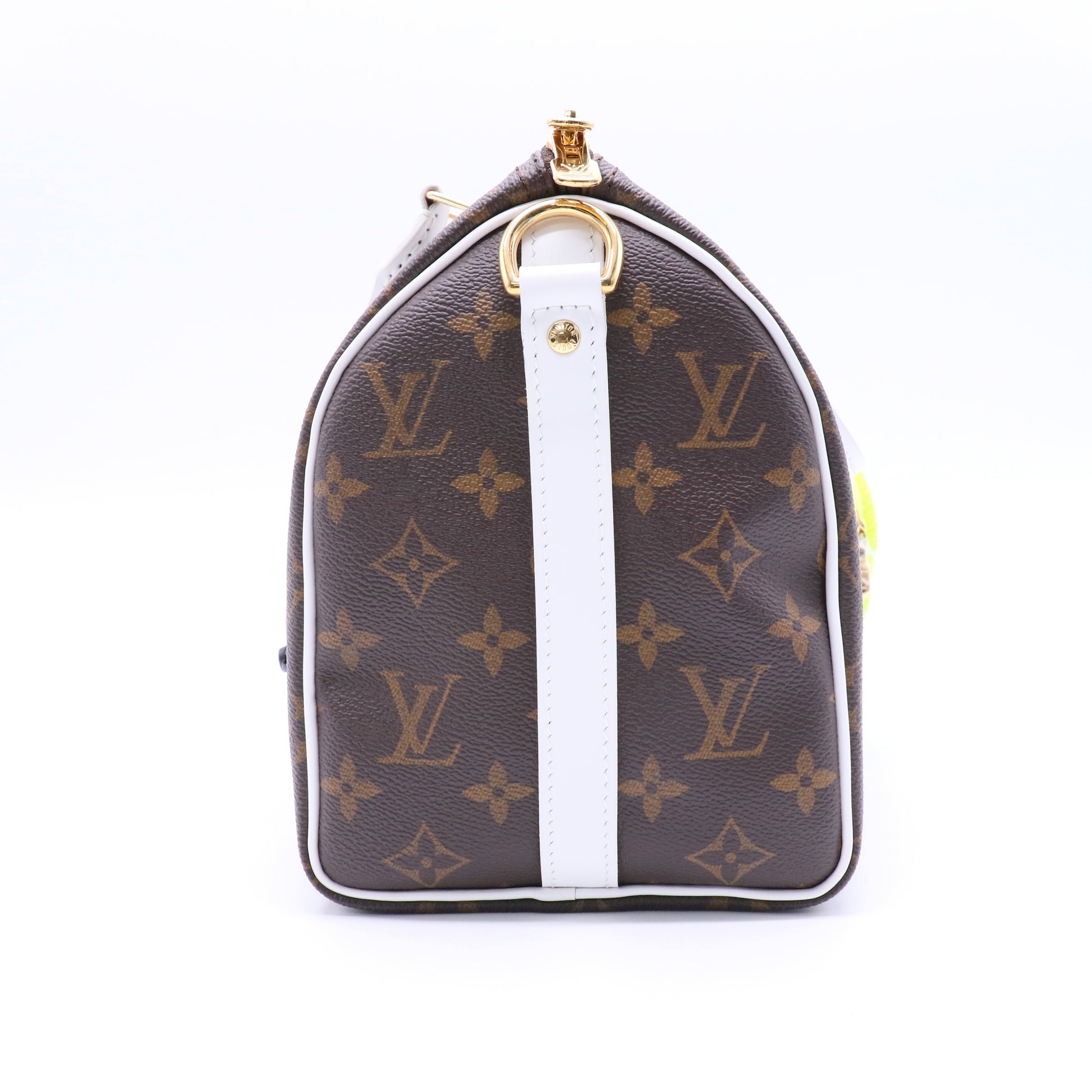 Monogram Canvas Match Speedy Bandouliere 25 Twins