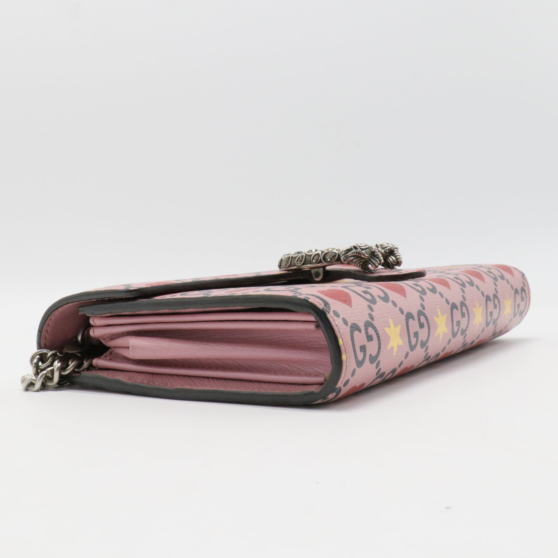 Calfskin Valentine's Day Exclusive Dionysus Chain Wallet