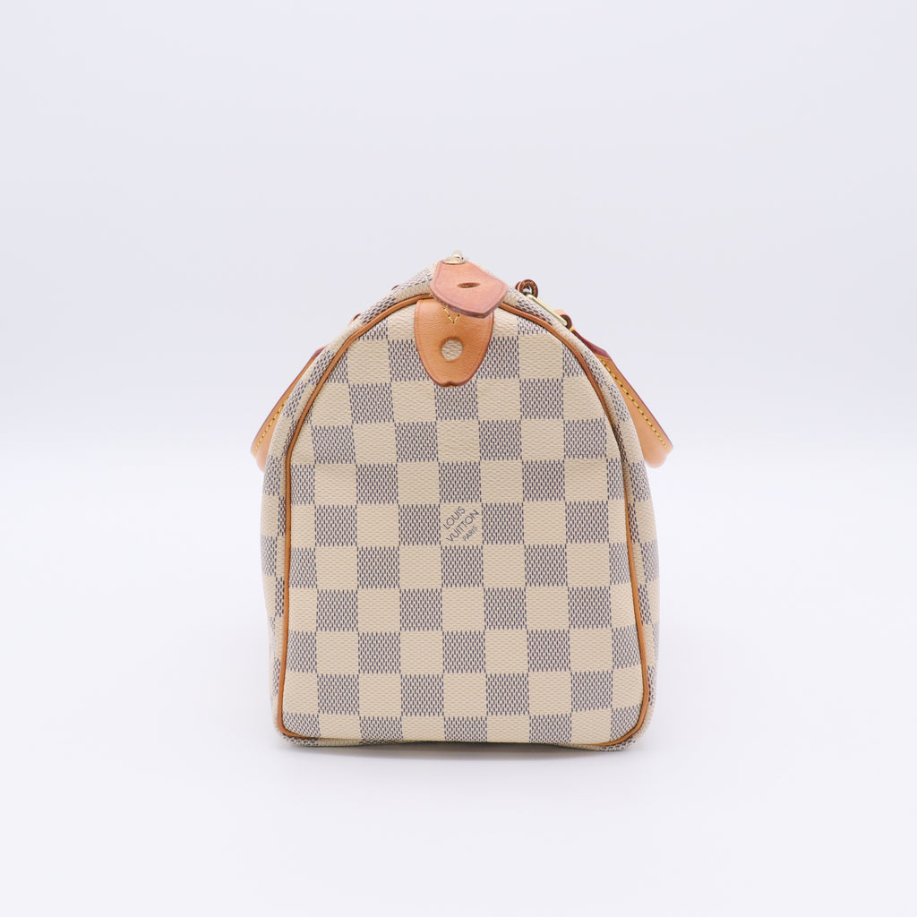 Speedy Damier Azur 25 twins
