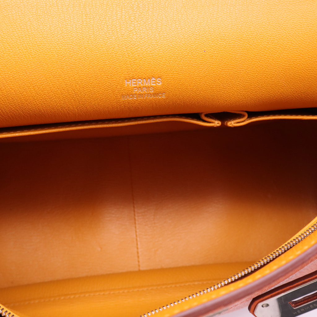 Jypsiere 34 Orange Clemence Leather Bag twins