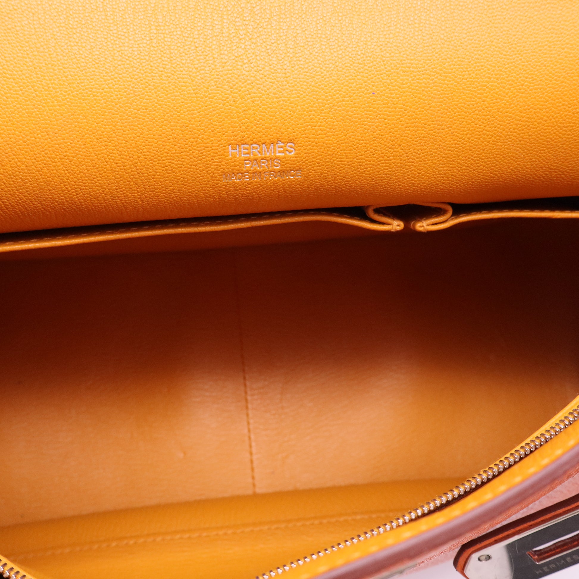 Jypsiere 34 Orange Clemence Leather Bag twins