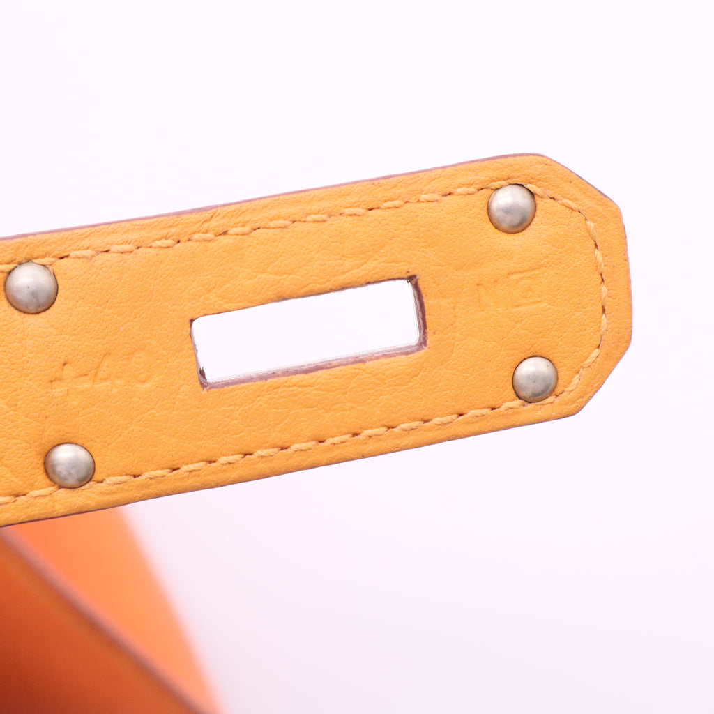 Jypsiere 34 Orange Clemence Leather Bag twins