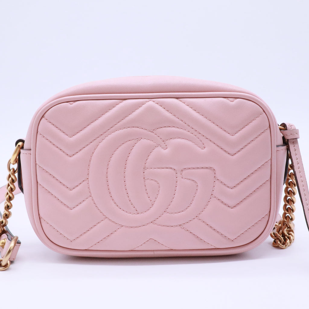 GG Marmont Shoulder Bag Matelasse Leather Small