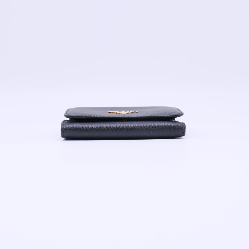 Prada Saffiano Leather Compact Wallet W21892