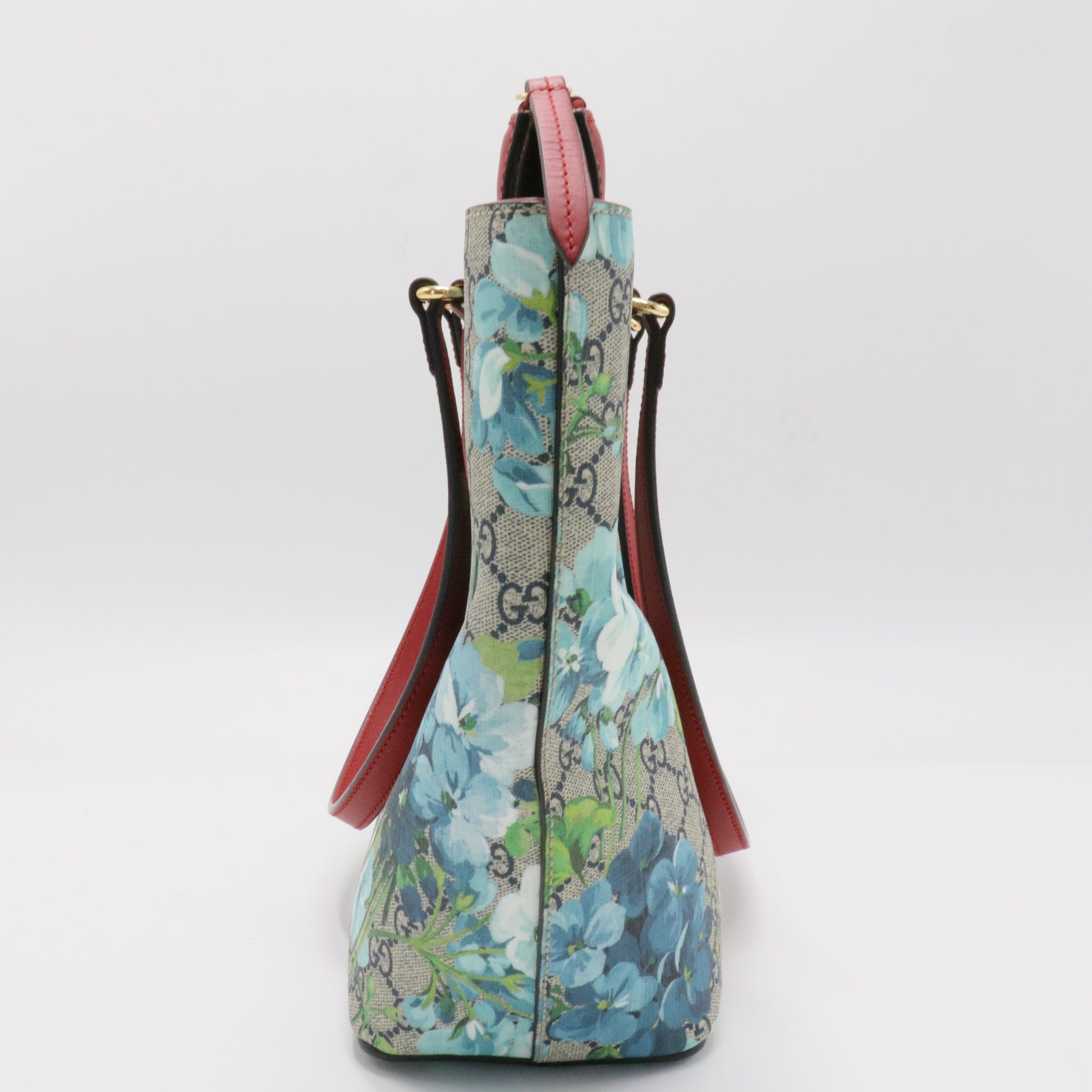 Linea A Zip Tote Blooms Print GG Coated Canvas Medium