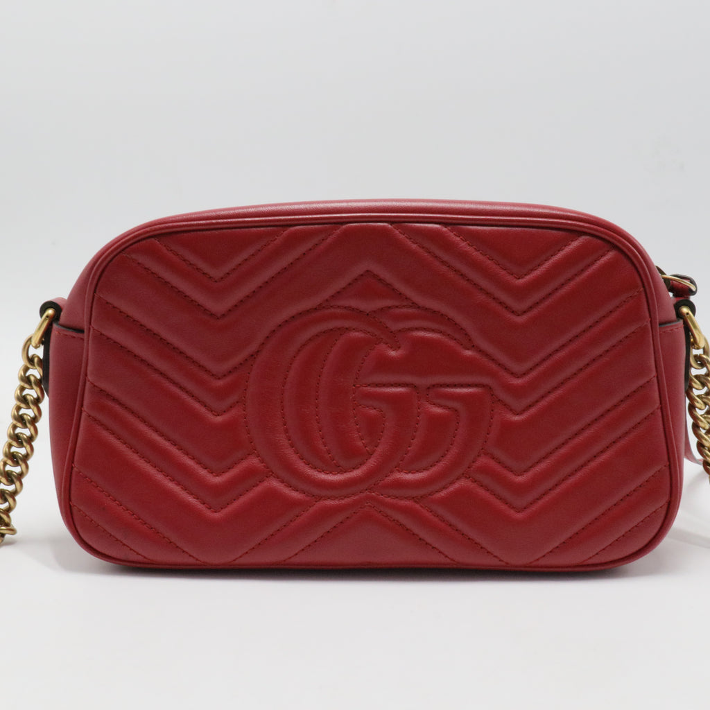 GG Marmont Shoulder Bag Matelasse Leather Small