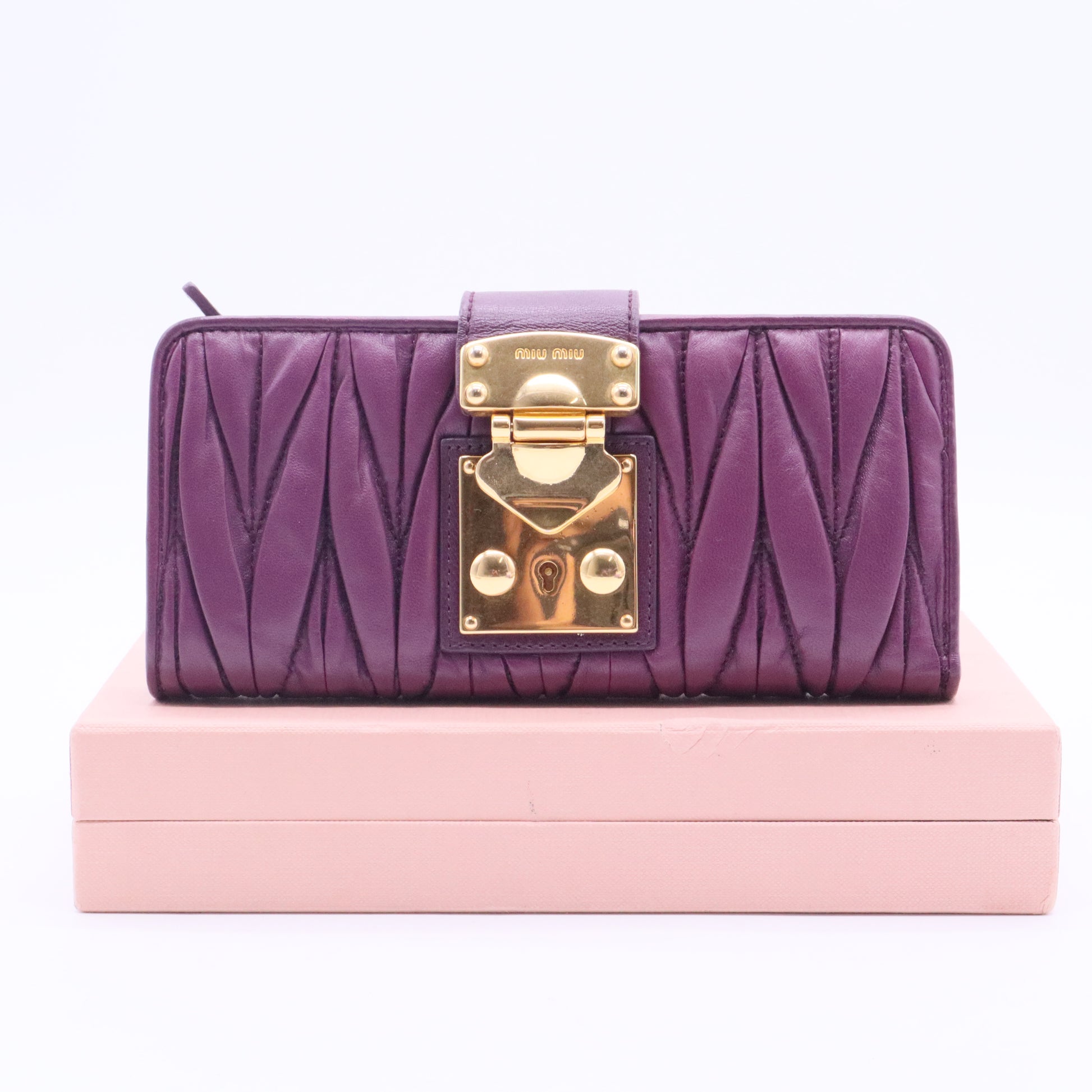 Long Wallet Leather Materasse