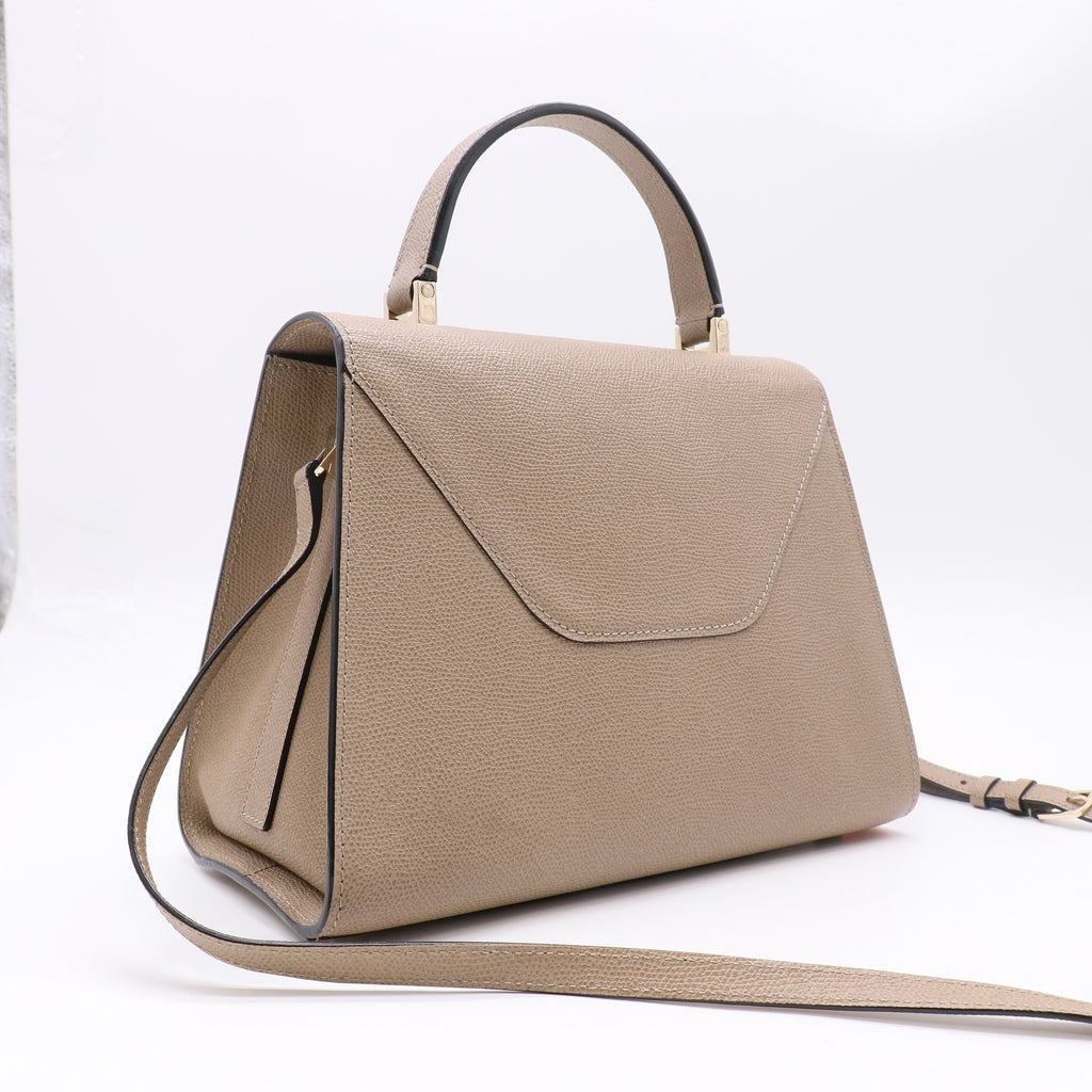 Valextra Coated Canvas Crossbody Bag  twins LDZ458