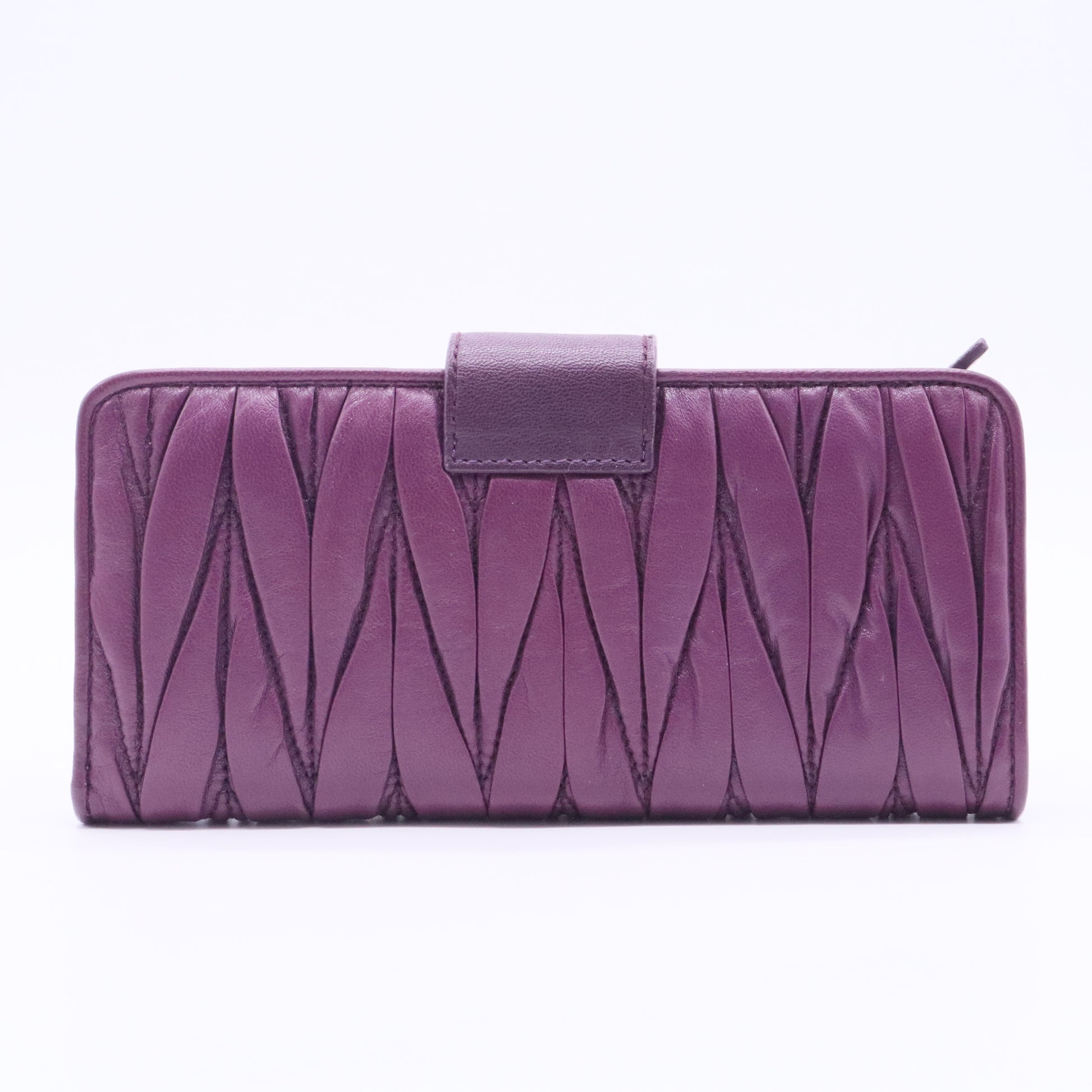 Long Wallet Leather Materasse