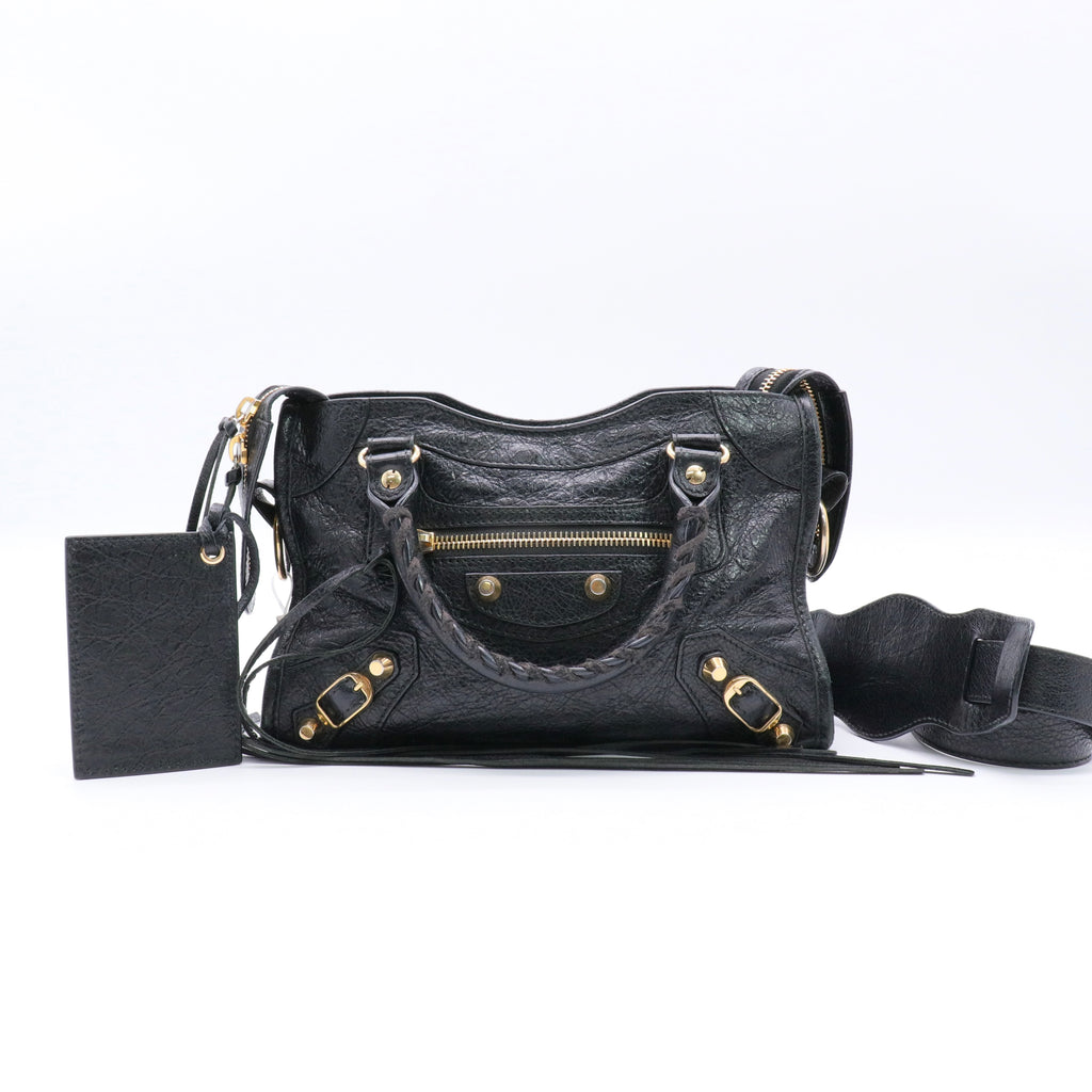 "City Classic Studs Bag Leather Mini Twins"