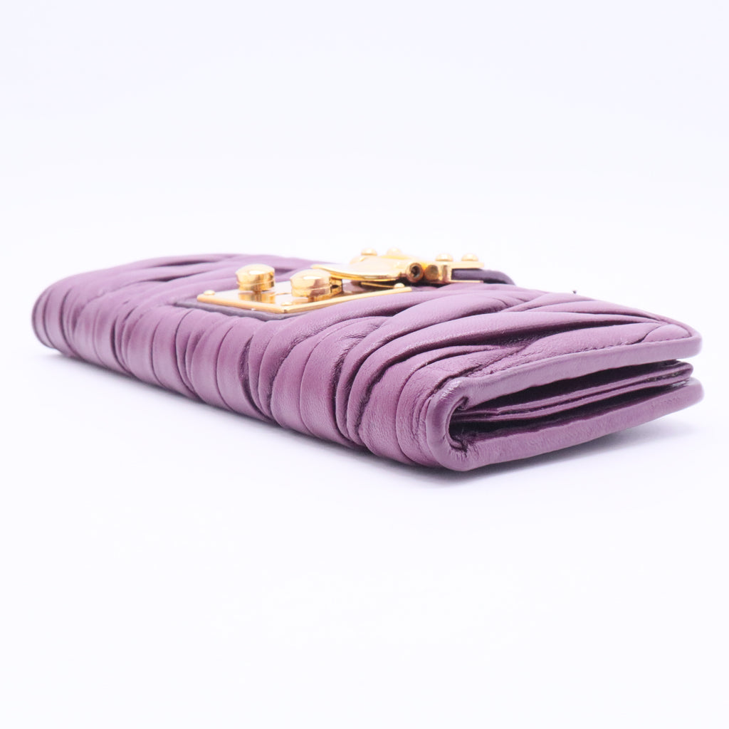 Long Wallet Leather Materasse