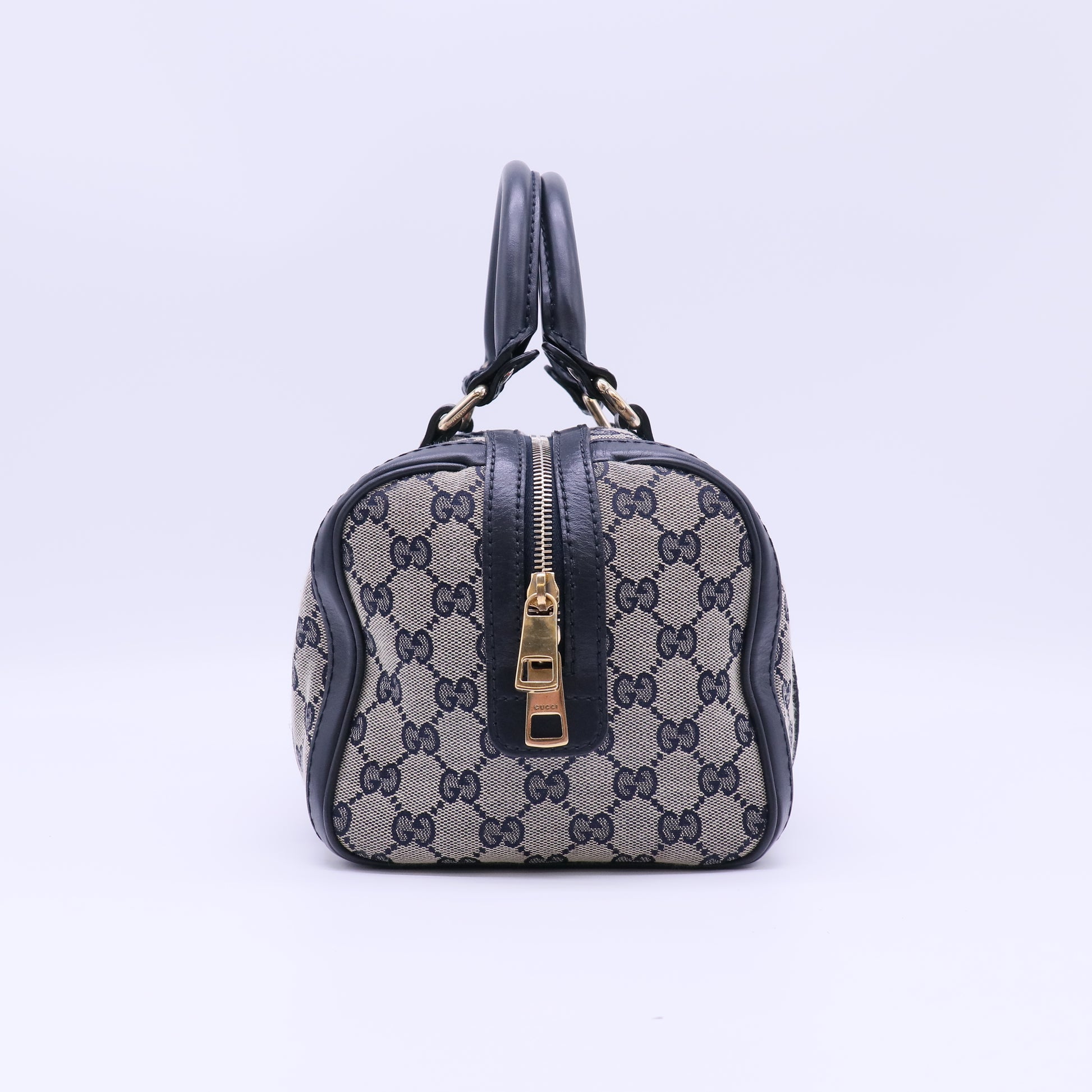 Vintage Web Boston Bag GG Canvas Small B20834