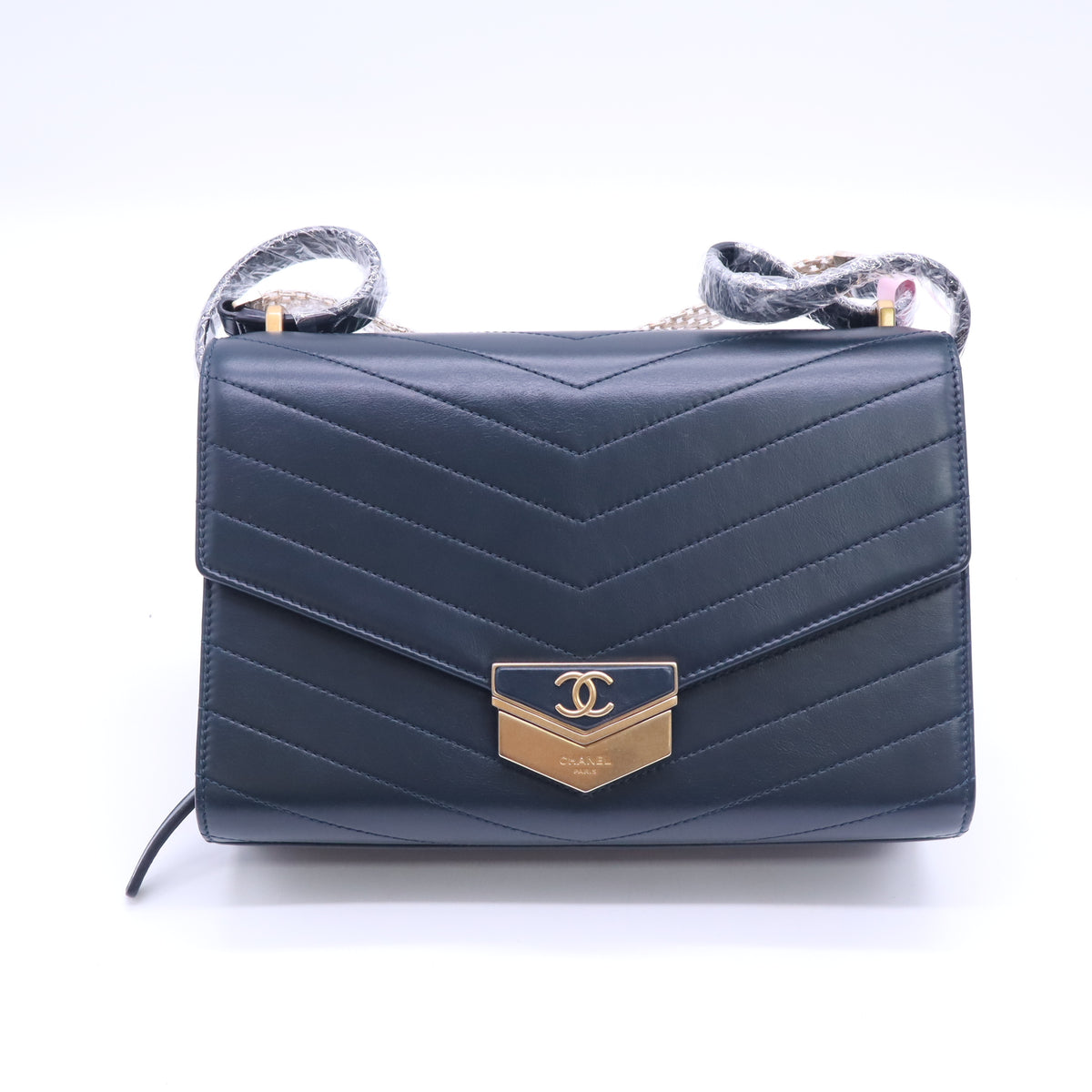 Chanel Chevron Medal Flap Bag twins LDJ5786