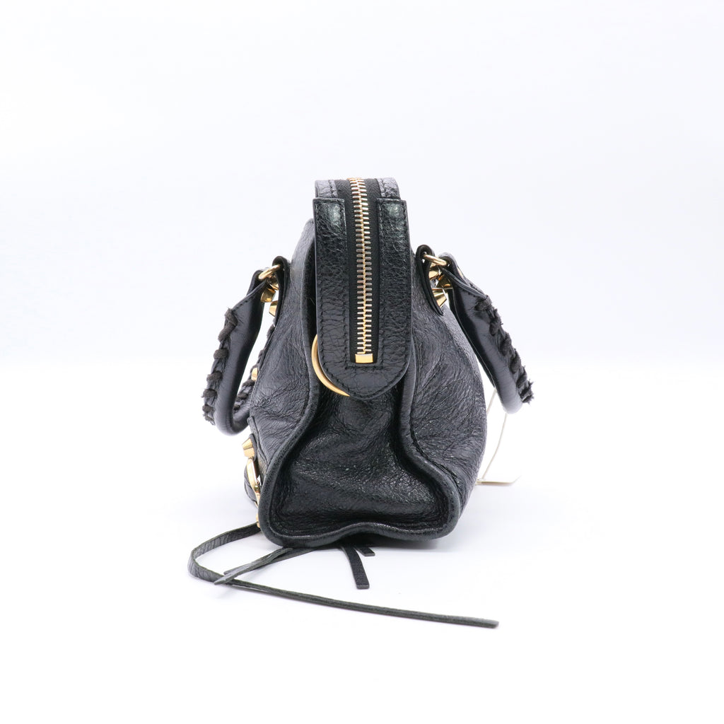 "City Classic Studs Bag Leather Mini Twins"