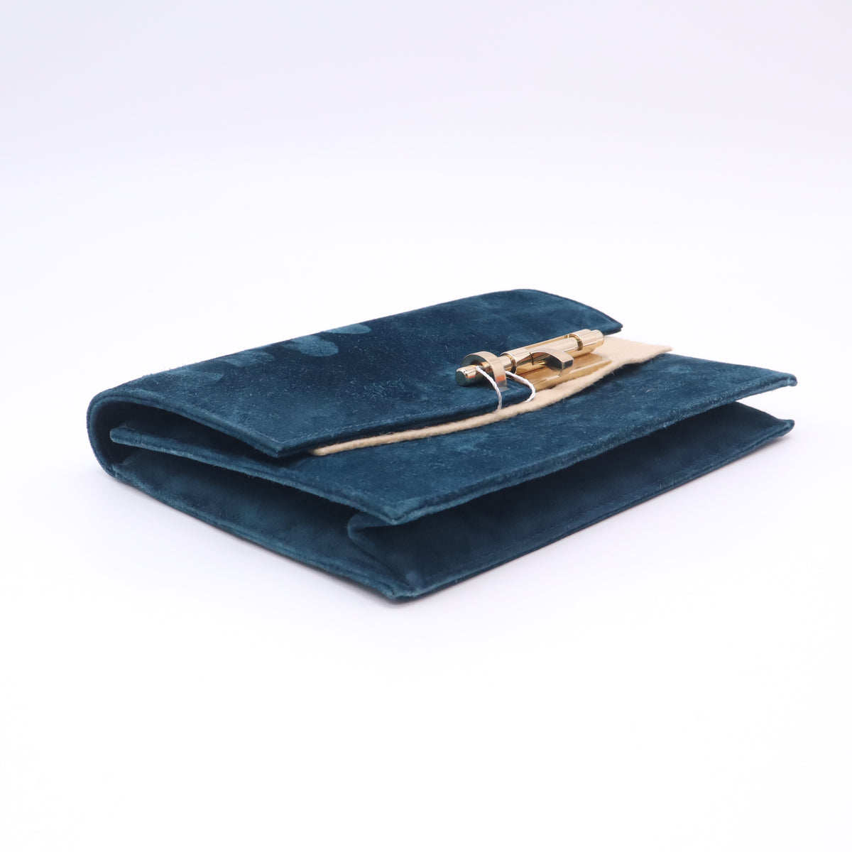 Hermes Veau Doblis Mini Verrou Chaine Bag Bleu Ocean twins LDJ5833