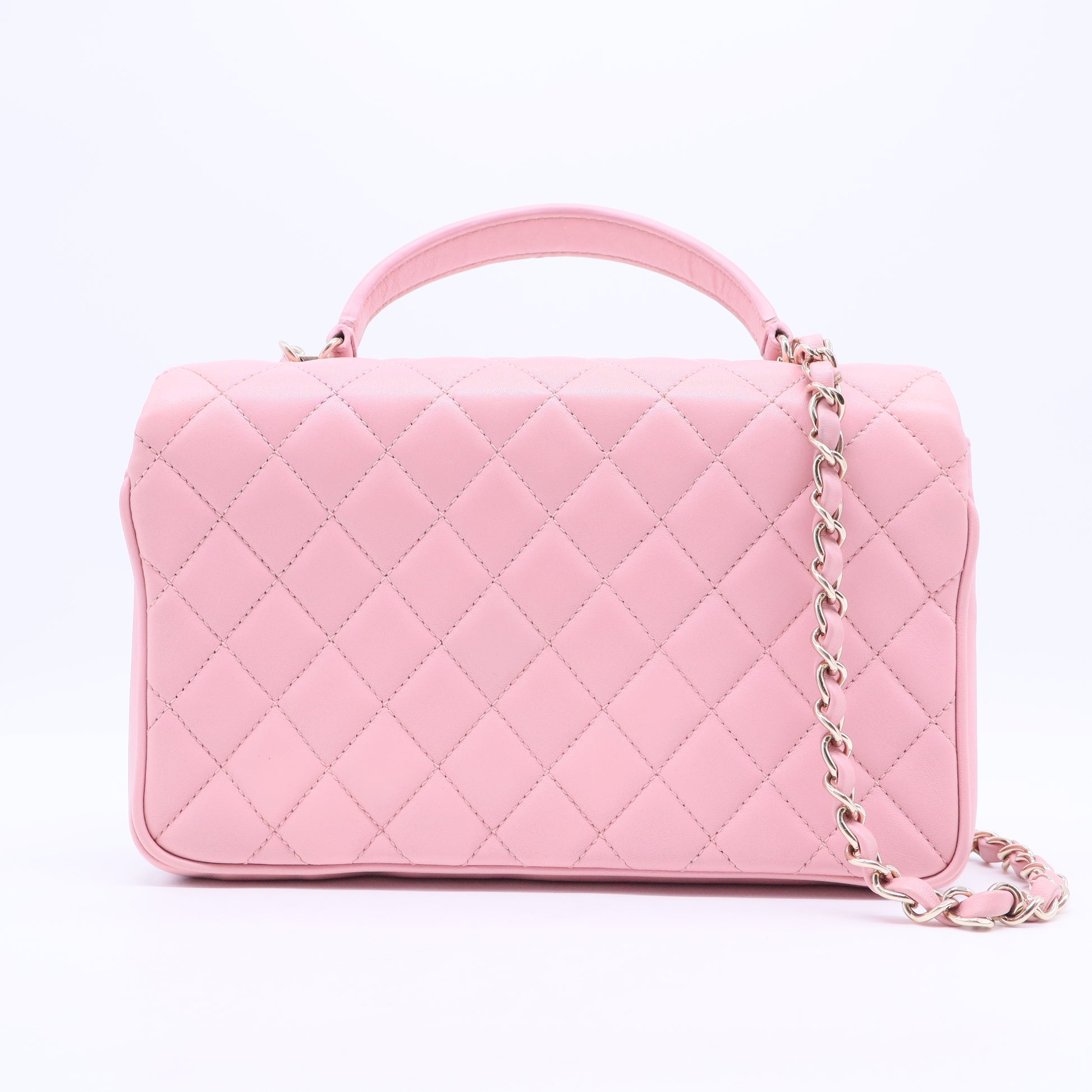 Chanel Citizen Chic Top Handle Bag Quilted Lambskin Small twins b20241