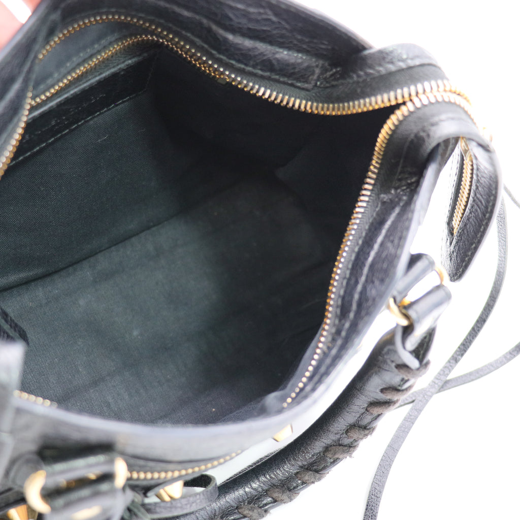 "City Classic Studs Bag Leather Mini Twins"
