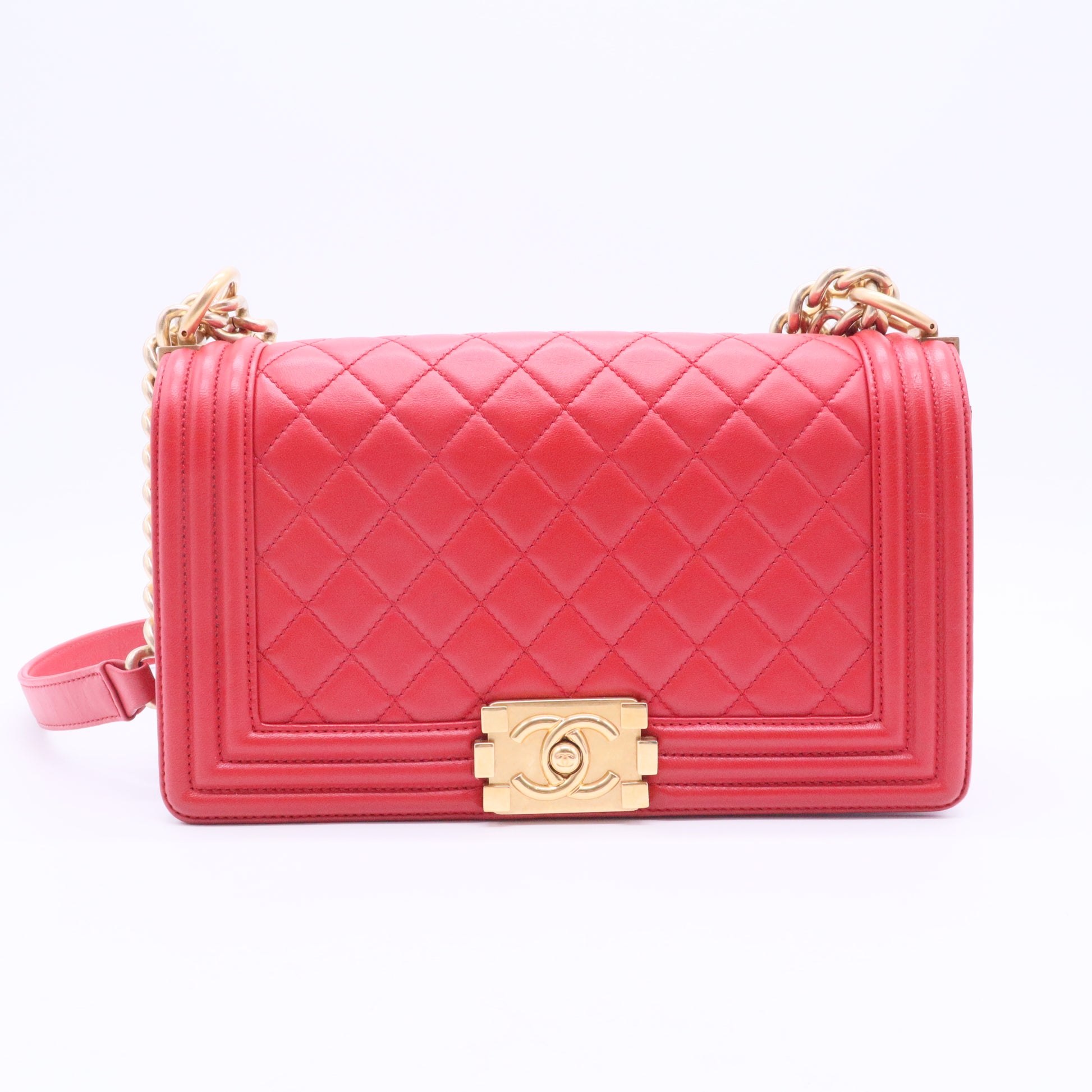Caviar Quilted Medium Boy Flap
