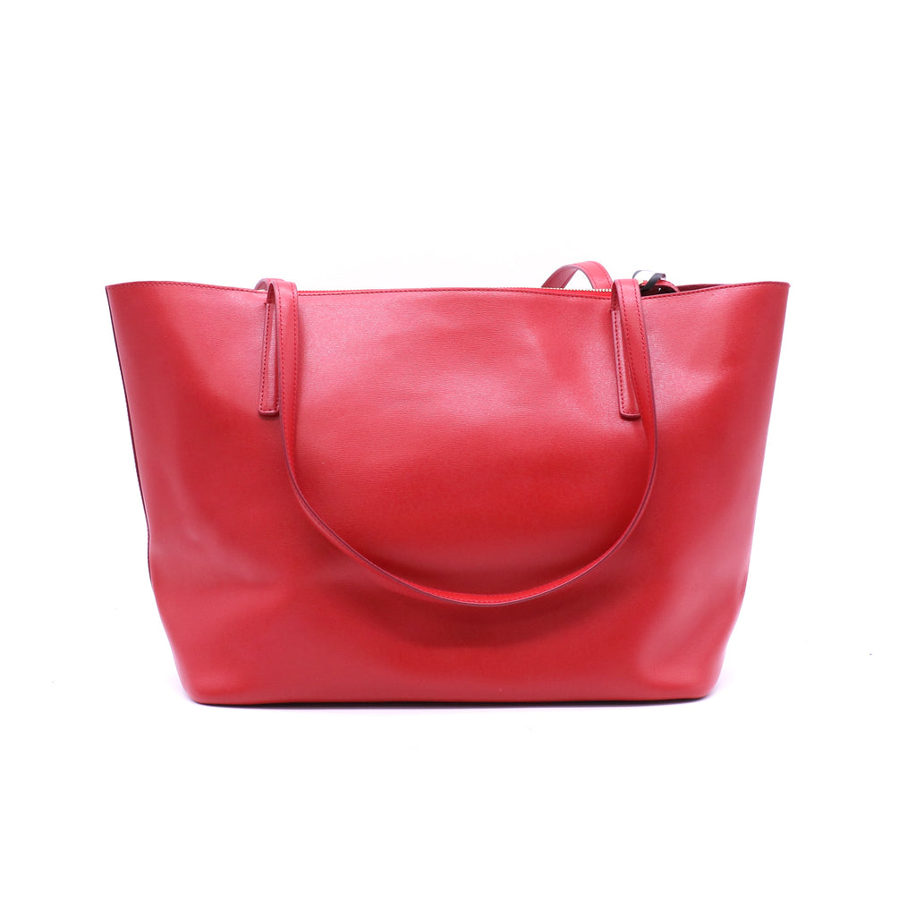 Salvatore Ferragamo Calfskin Medium Gancini Tote Twins B21983