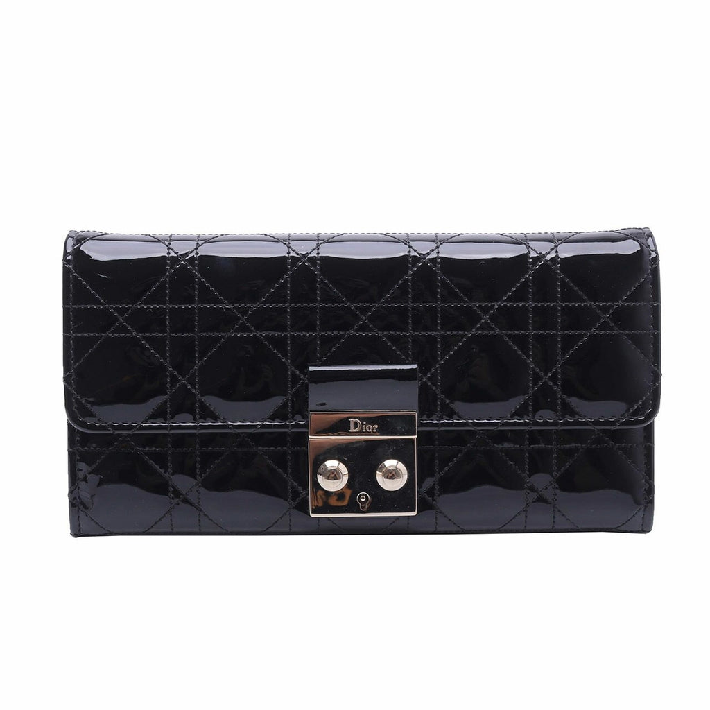 Miss Dior Rendez Vous Chain Wallet Cannage Quilt Patent Twins