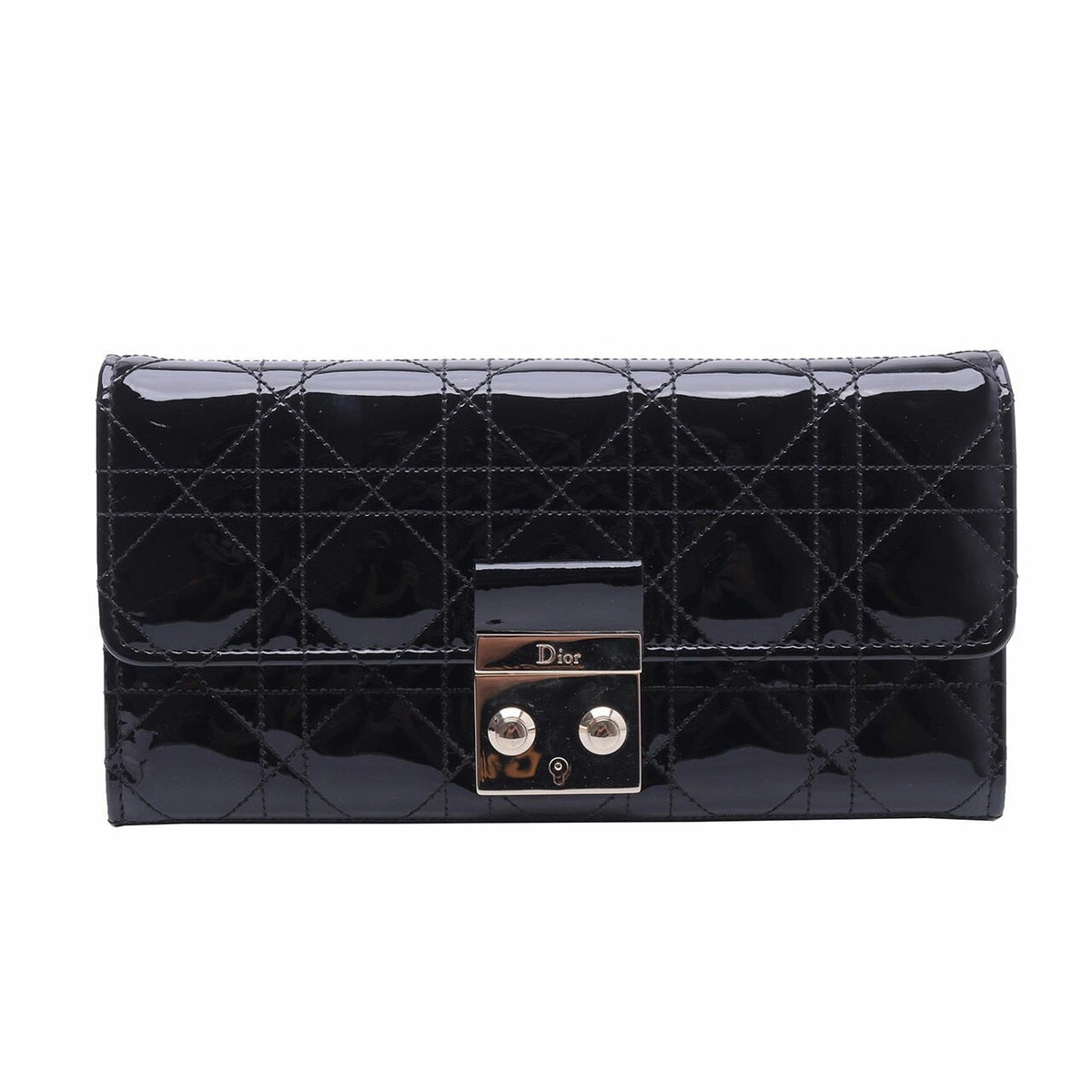 Miss Dior Rendez Vous Chain Wallet Cannage Quilt Patent Twins