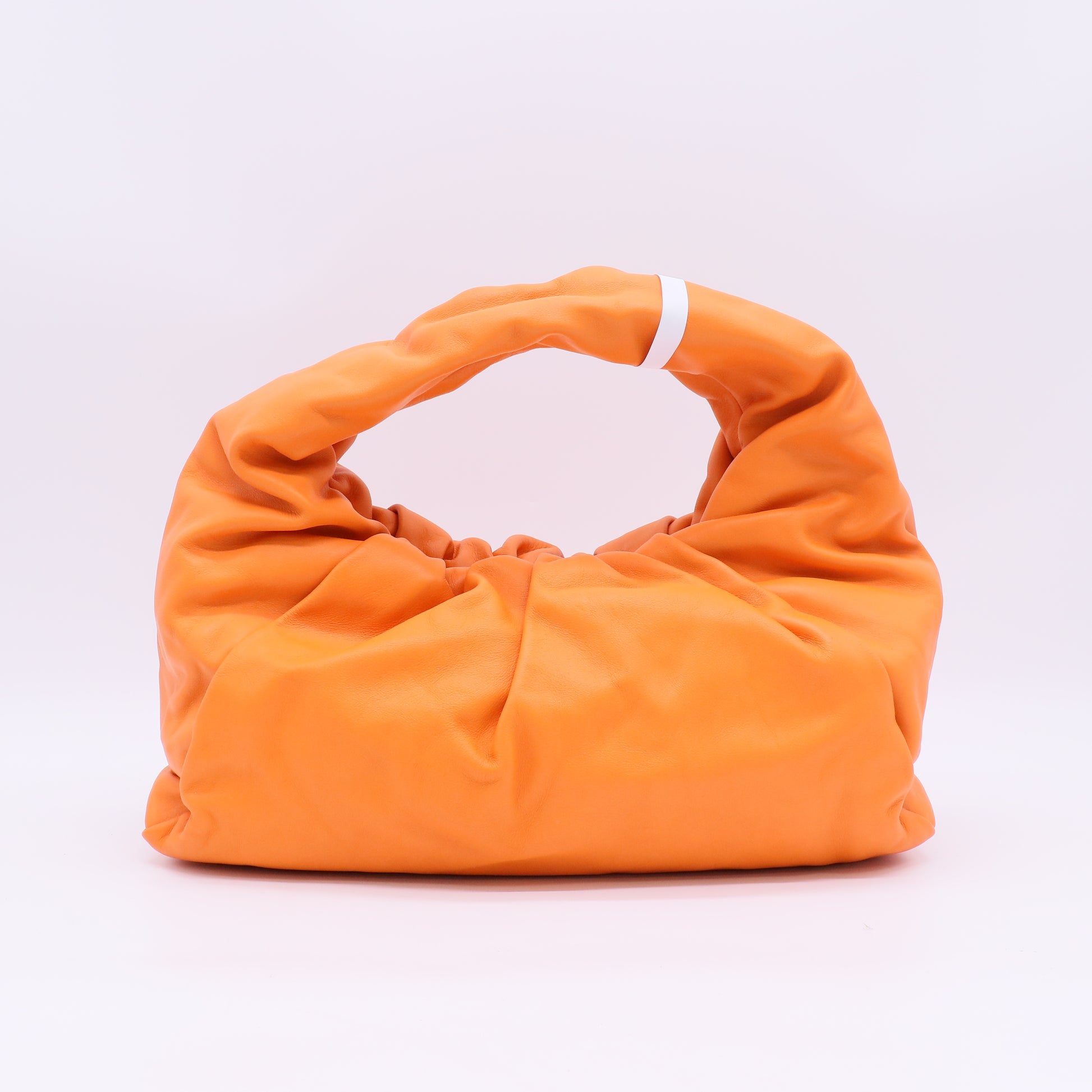 Smooth Butter Calfskin Small The Shoulder Pouch Light Orange B24044